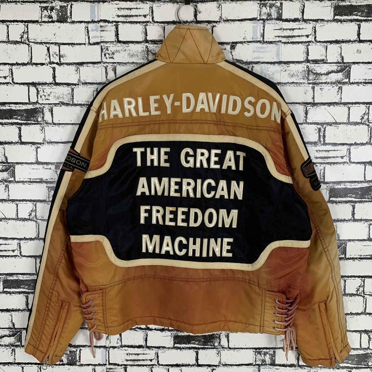 Harley Davidson Vintage Harley Davidson Motorcycle Riding Jacket Size US L / EU 52-54 / 3 - 8 Thumbnail