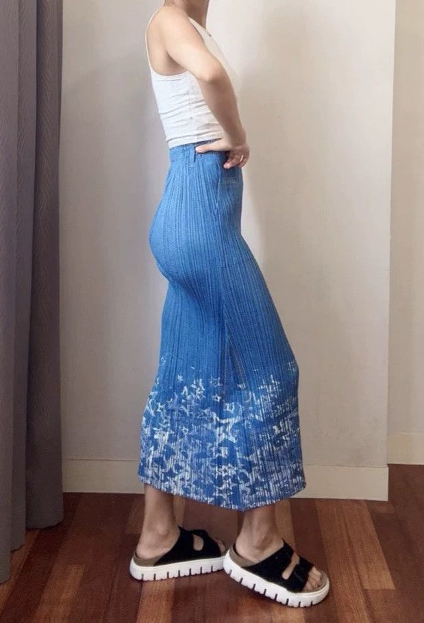 Other Issey Miyake/三宅一生 size:1 Star denim skirt Size 26" / US 2 / IT 38 - 2 Thumbnail