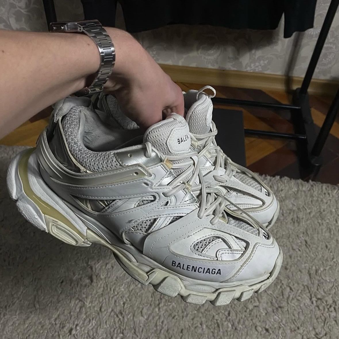 Balenciaga Balenciaga track 1.0 WHITE Size US 7 / EU 40 - 2 Thumbnail