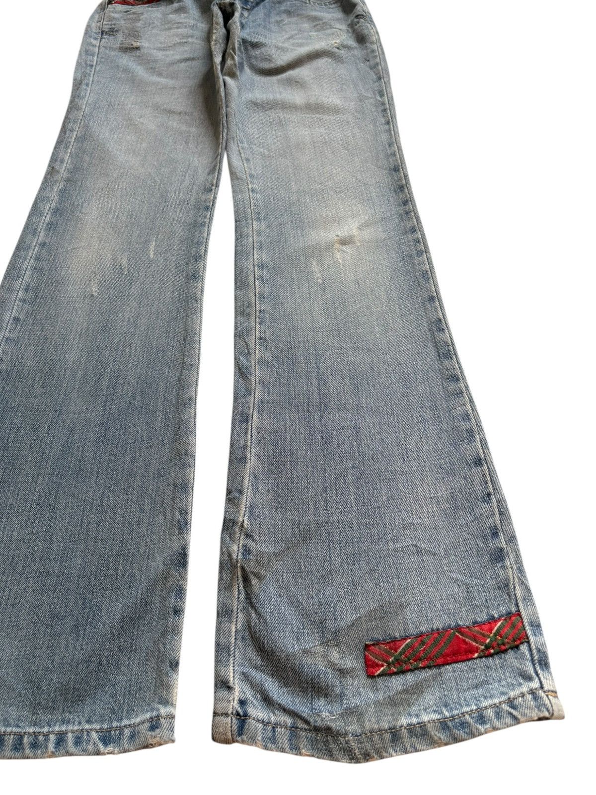 Abercrombie & Fitch Vintage Abercrombie Faded Wash Distressed Bootcut Flare Jean Size US 28 / EU 44 - 7 Thumbnail