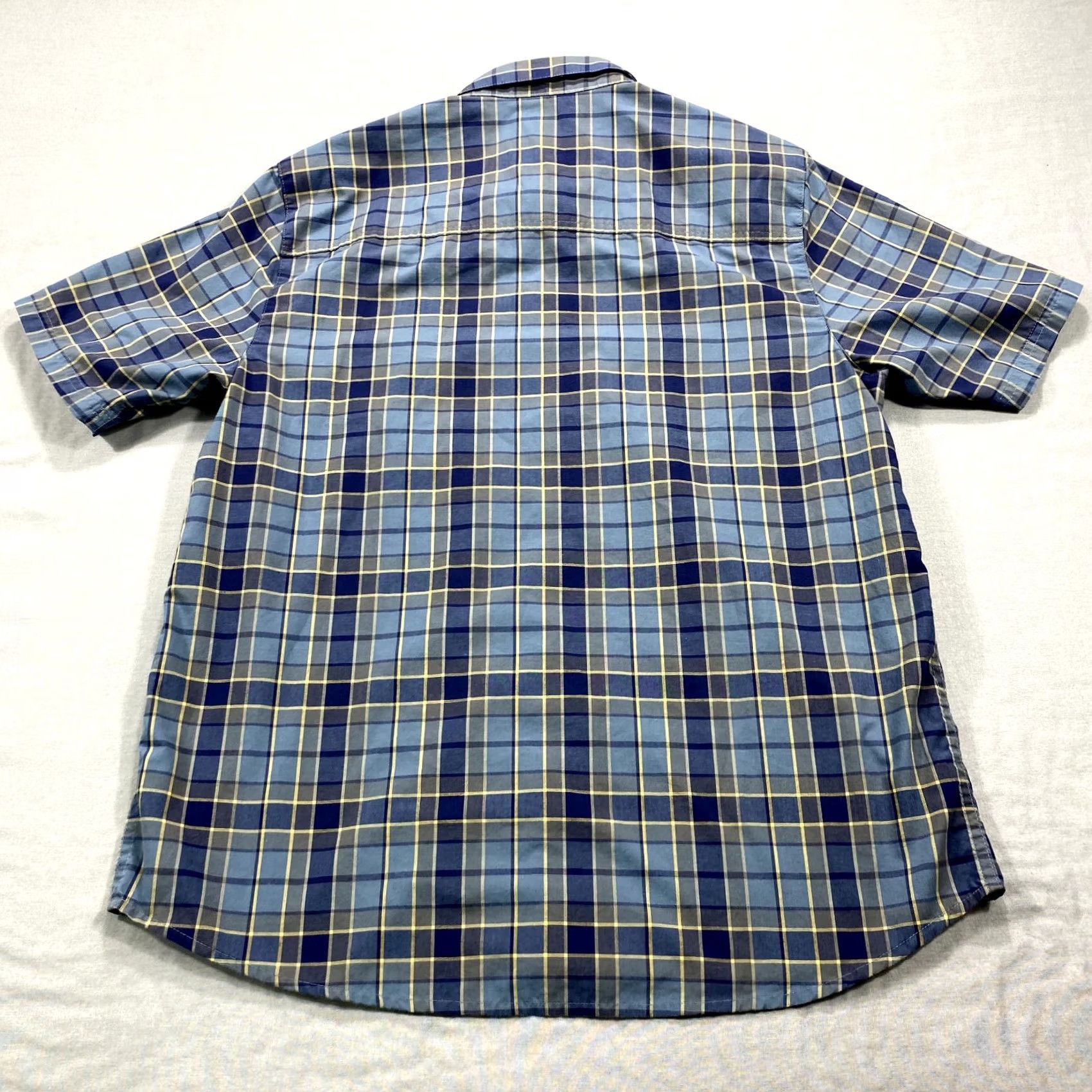 Vintage 5.11 Tactical Shirt Mens Small Blue Snap Button Up Conceal Utility Short Sleeve Plaid Regular Casual, Outdoor, Travel Mens Size US S / EU 44-46 / 1 - 2 Thumbnail