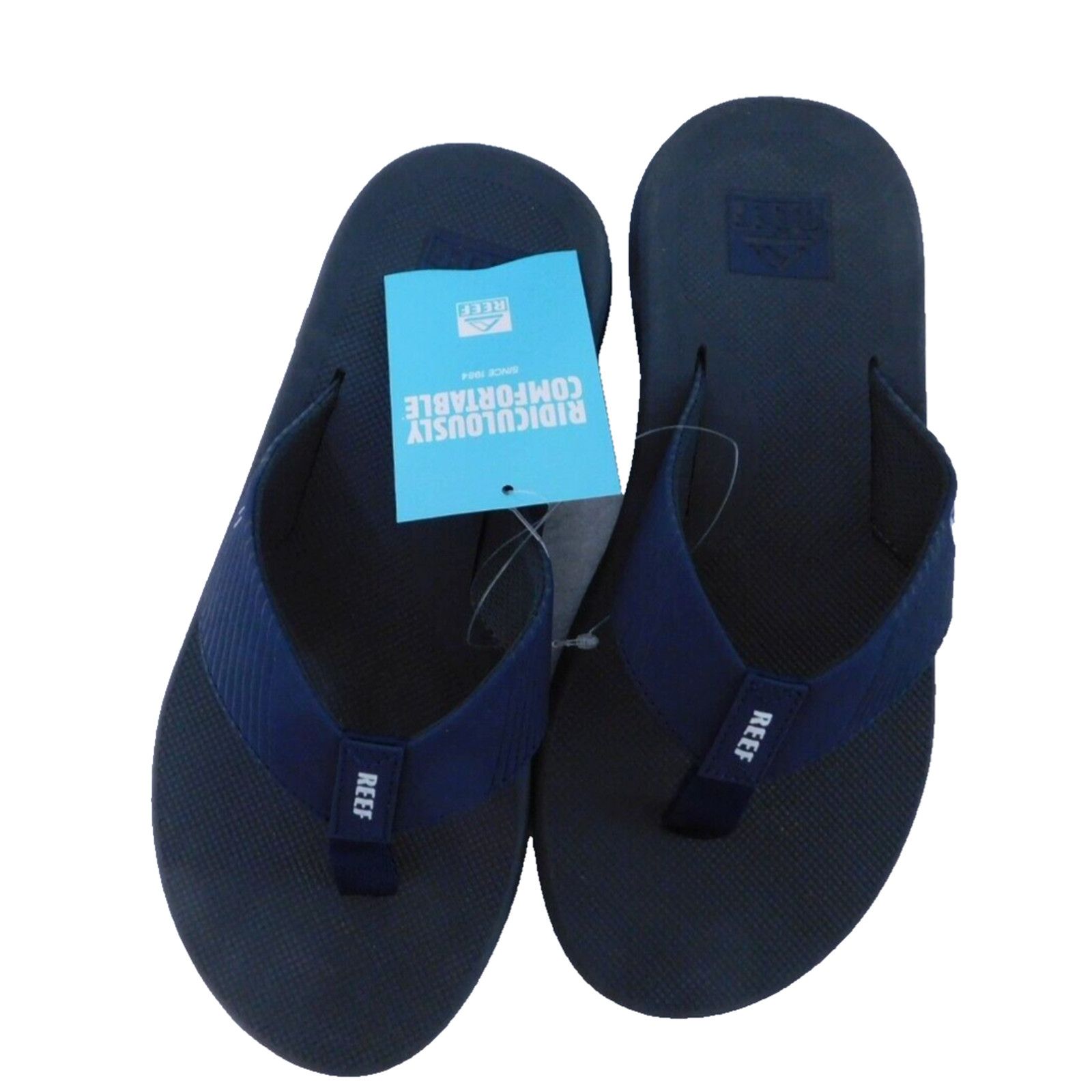 REEF Reef Gray Navy Men's Phantom II Sandals Flip Flops Size 13 Size US 13 / EU 46 - 4 Thumbnail