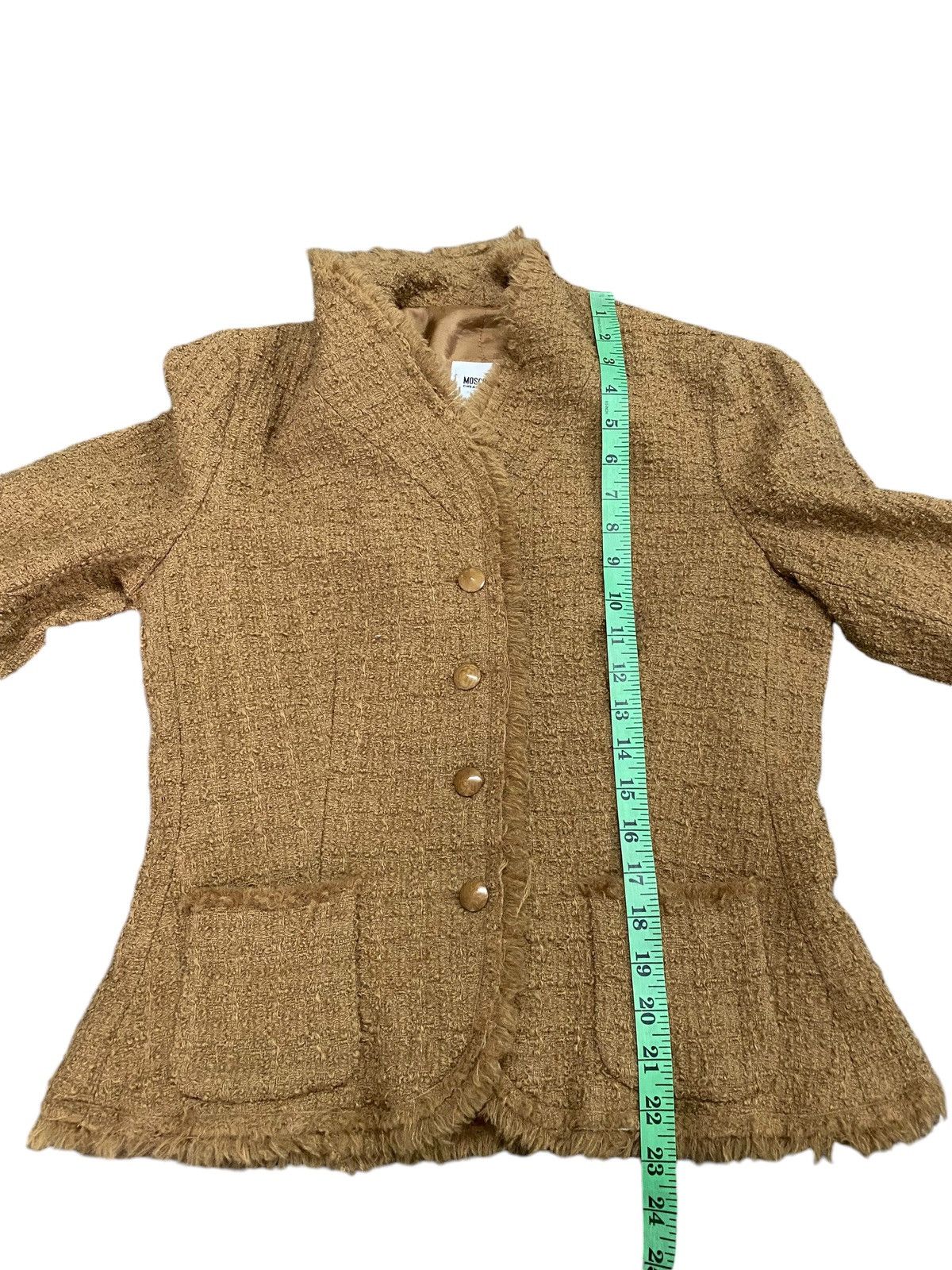 Moschino Moschino Cheap And Chic Wool Button Jacket Brown Colour Size M / US 6-8 / IT 42-44 - 15 Thumbnail