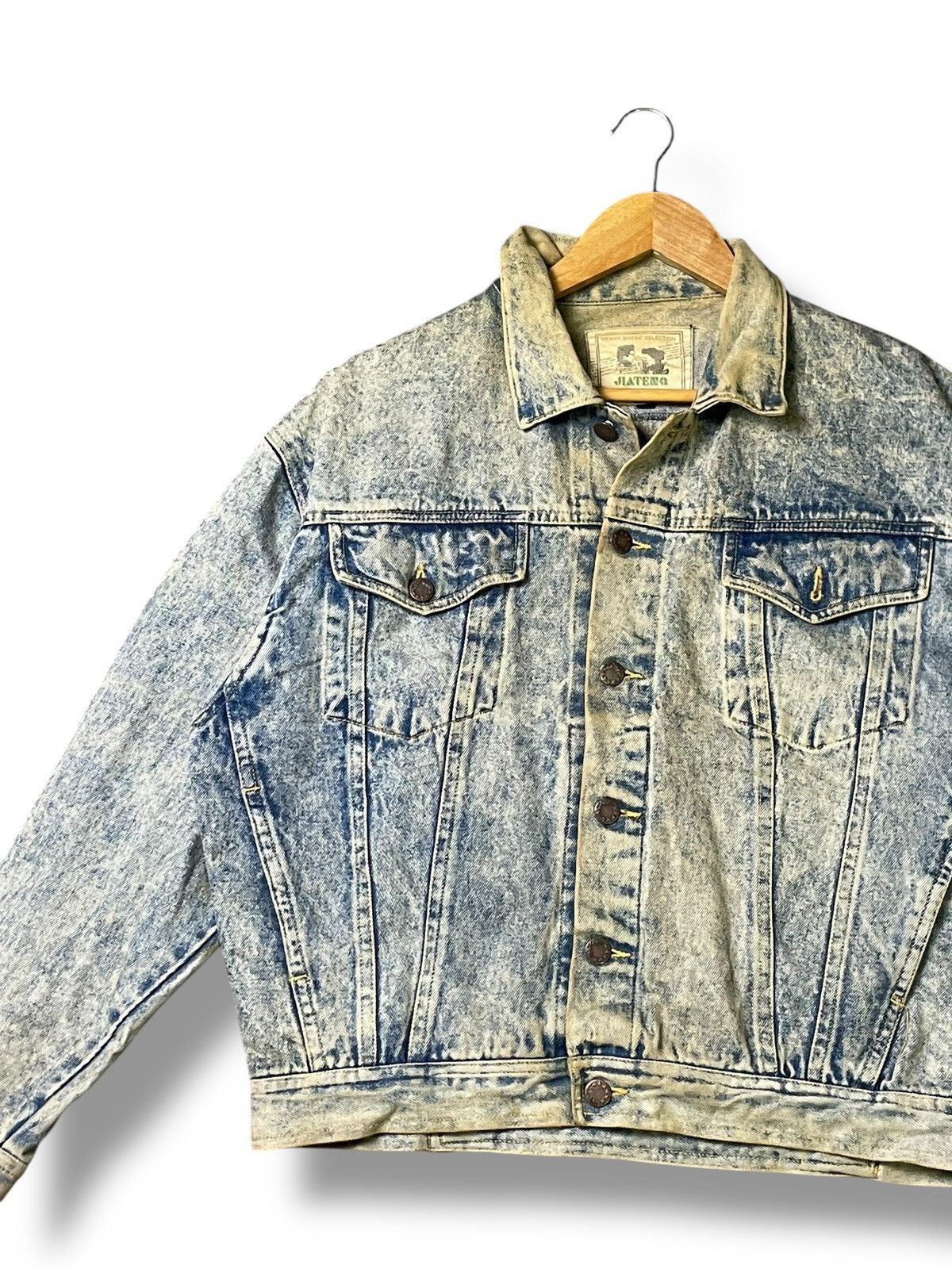 Japanese Brand × Vintage Vintage x Jia Teng Trucker Denim Jacket (31) Size US M / EU 48-50 / 2 - 4 Thumbnail