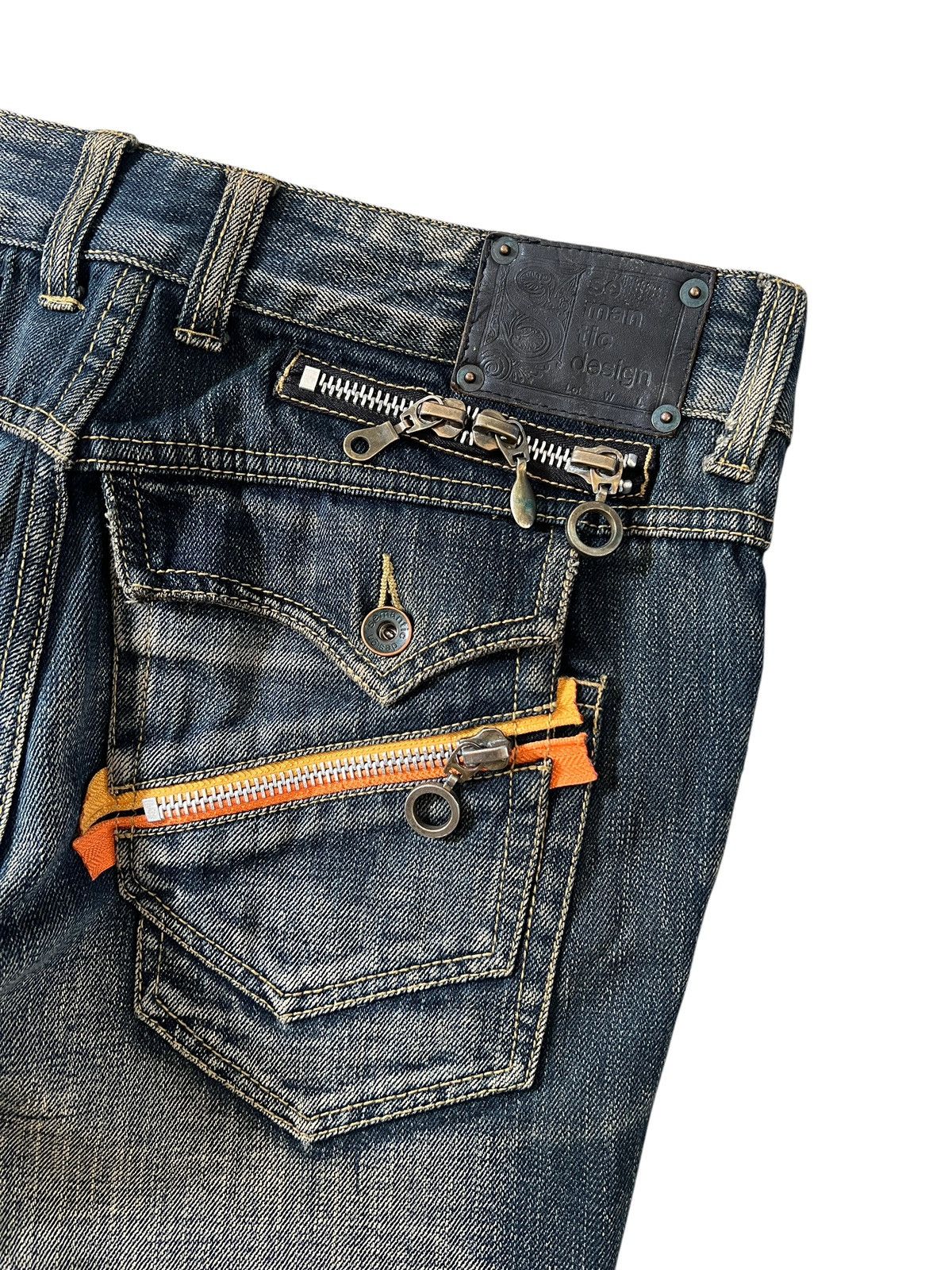 semanticdesign Semantic Design Multi Zipper Flare Denim Size US 34 / EU 50 - 5 Thumbnail