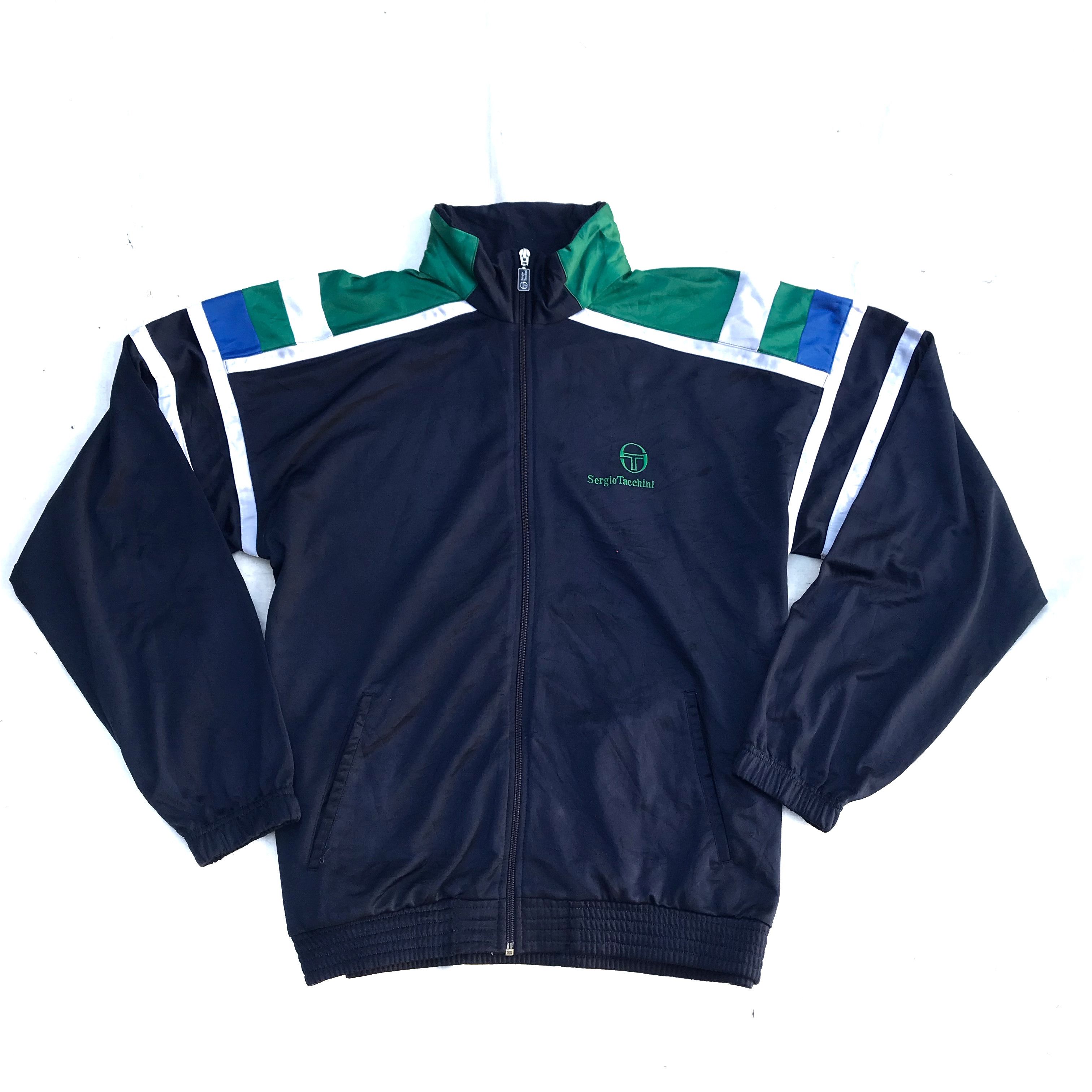 Vintage Sergio Tacchini Iconic 80s Tracktop Jacket british