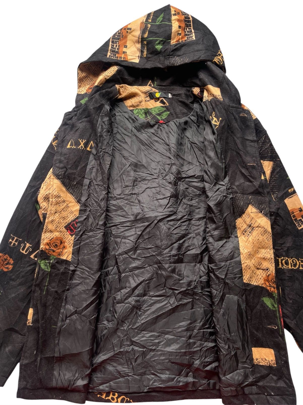 Japanese Brand Japanese Brand Full-print Long Chore Jacket Hoodie Size US XXL / EU 58 / 5 - 3 Thumbnail