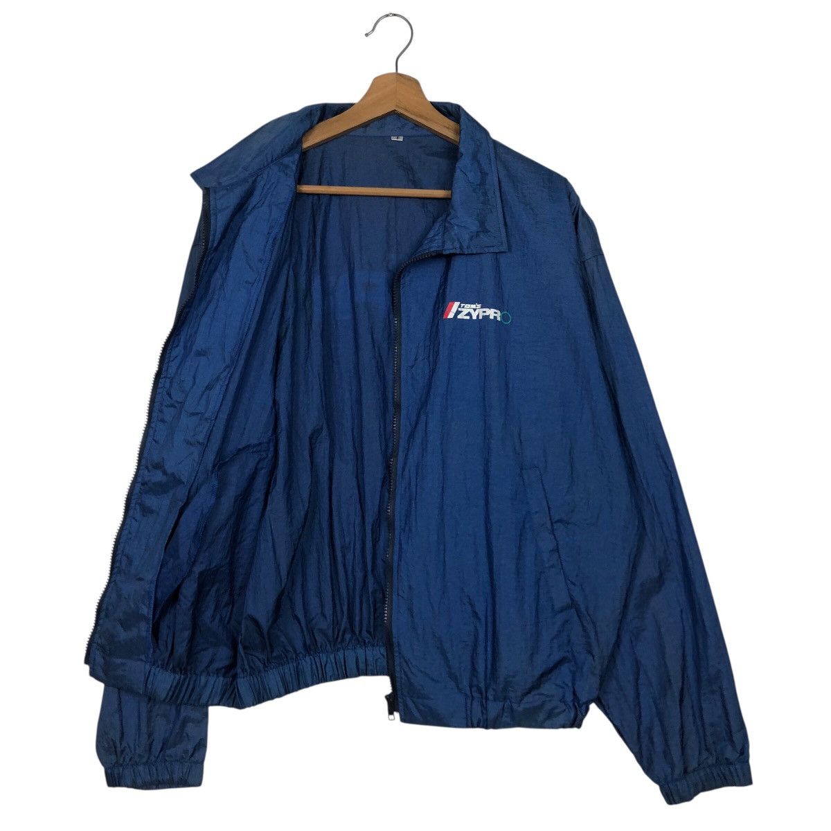 Japanese Brand × Vintage 📌Vintage Bomber Jacket Nylon Tom's Zypro Big Logo Back Hit Size US M / EU 48-50 / 2 - 12 Thumbnail