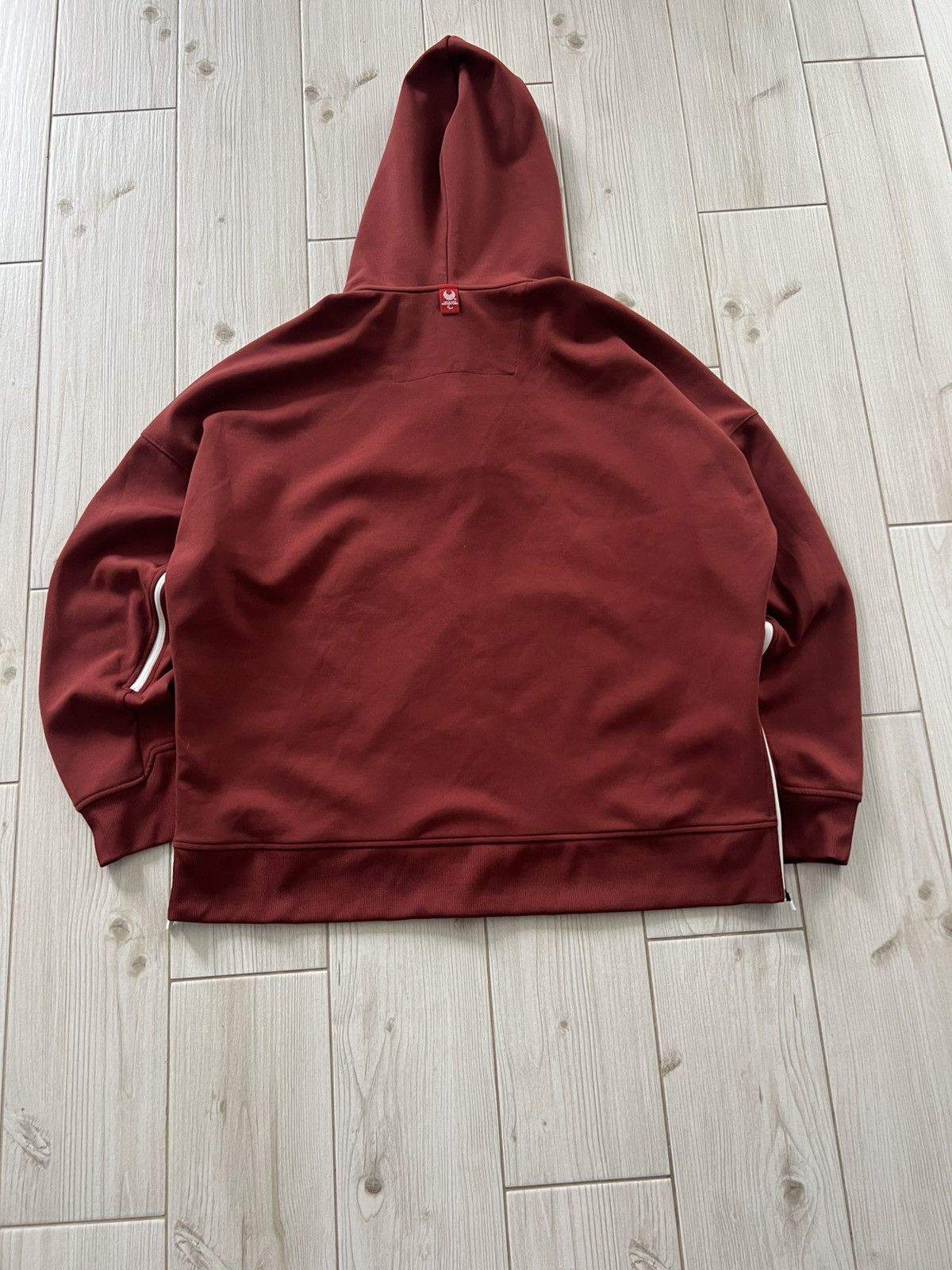 Sports Specialties On Running Swiss Paralympic Team Hoodie Jacket Burgundy Size US XL / EU 56 / 4 - 10 Thumbnail