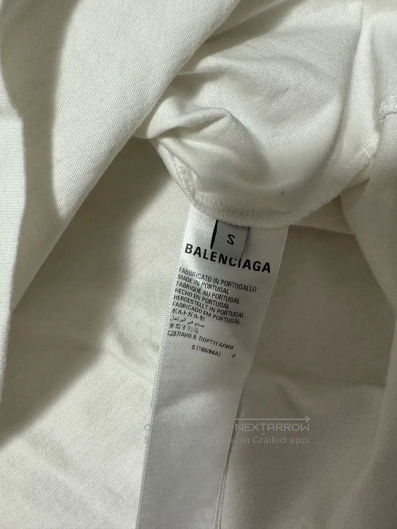 Balenciaga Balenciaga Logo Letter Printed Round Neck Short Sleeve T-S Size US S / EU 44-46 / 1 - 7 Thumbnail