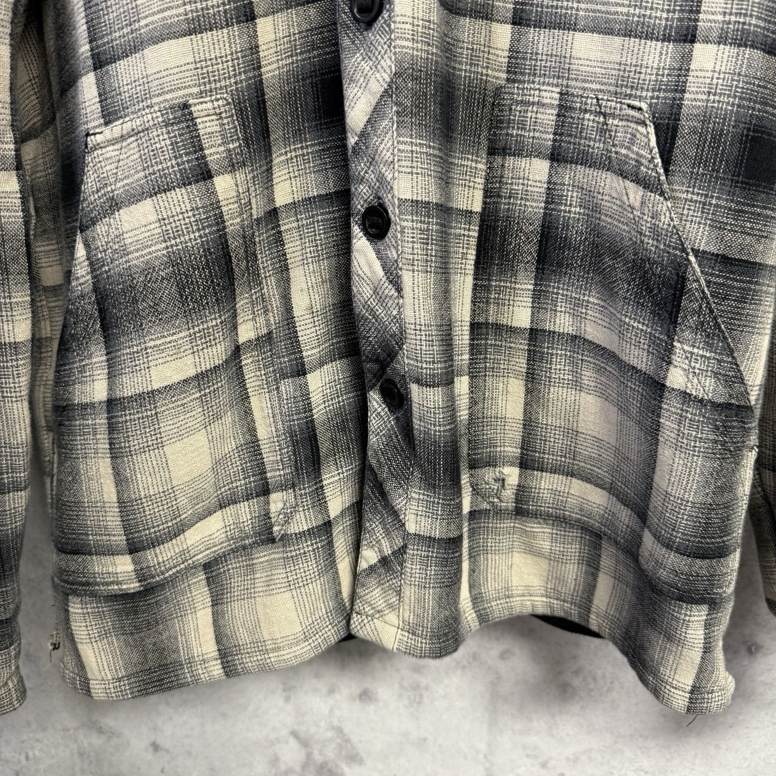 Billabong Billabong Plaid Button Up Sweatshirt Hoodie Flannel Mens L Size US L / EU 52-54 / 3 - 4 Thumbnail