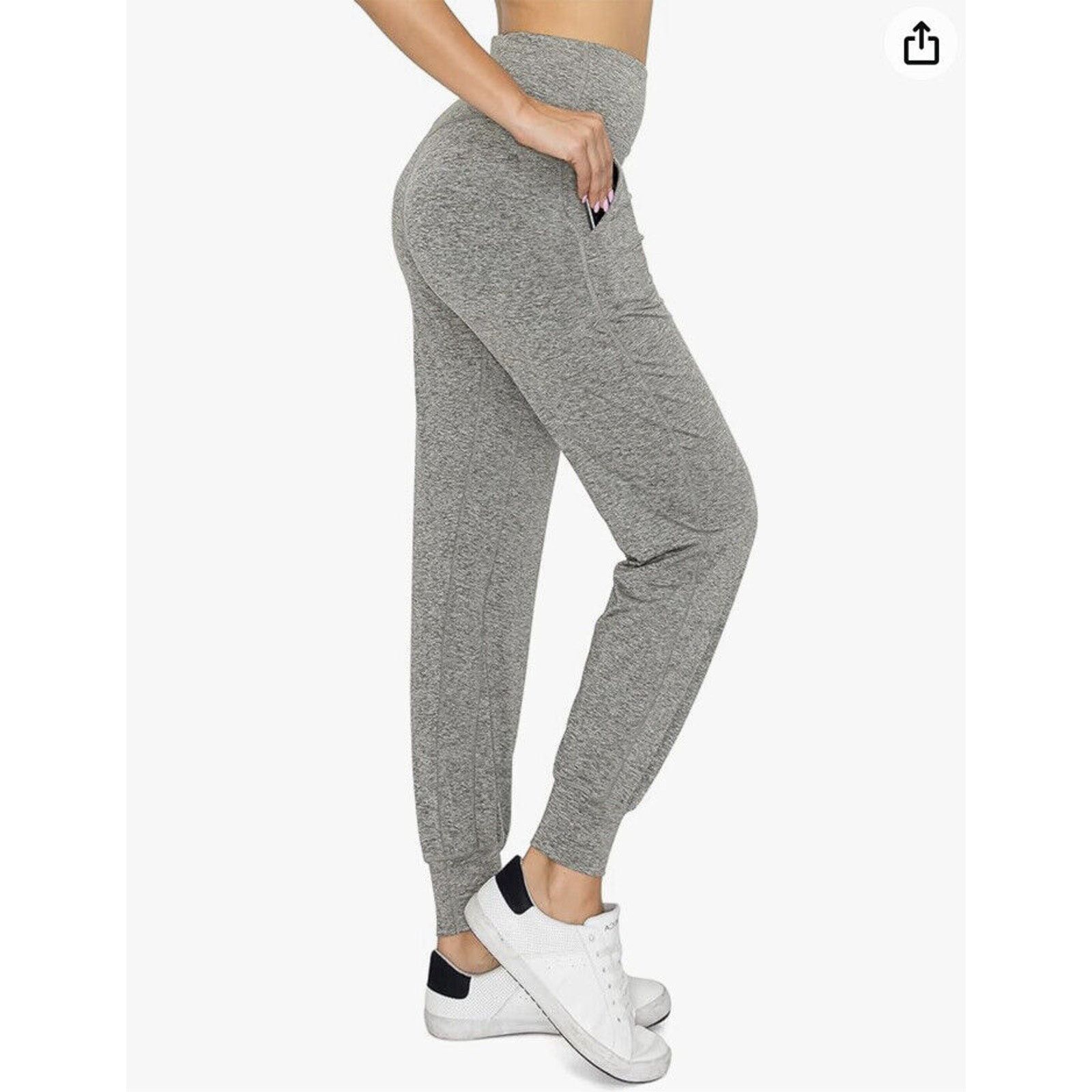 Other Gray Harem Fit High Waist ActiveFlex Jogger Pant Pockets S Size 27" / US 4 / IT 40 - 16 Thumbnail