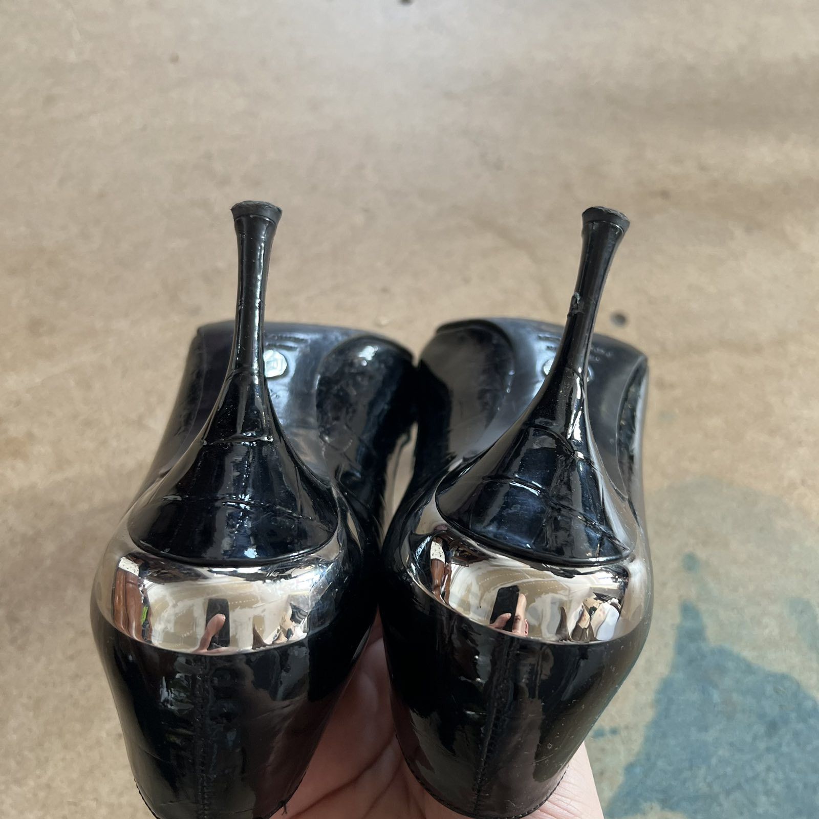 Dolce & Gabbana vintage dolce gabbana rare Black heels Sz 38 Size US 8 / IT 38 - 6 Thumbnail