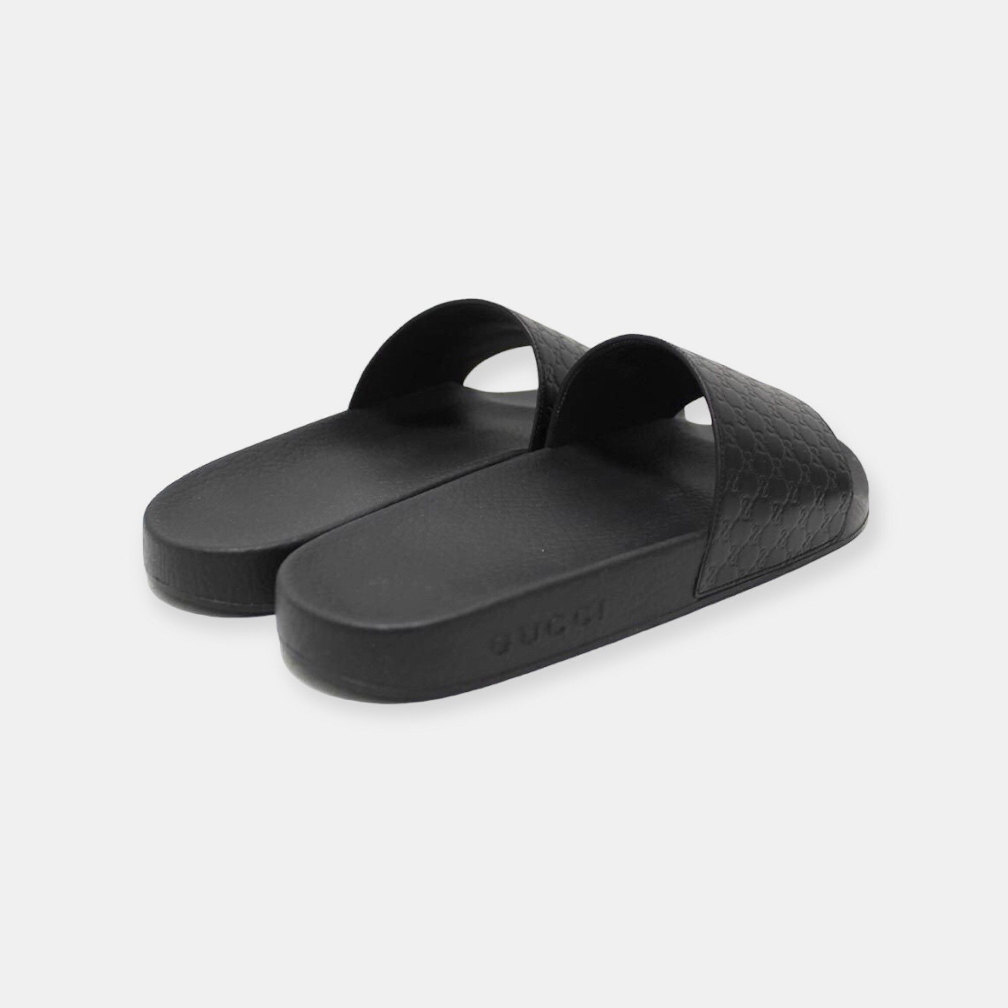 Gucci o1s1wg110425 O W Giola Flt Slides in Black Size US 7 / IT 37 - 5 Thumbnail