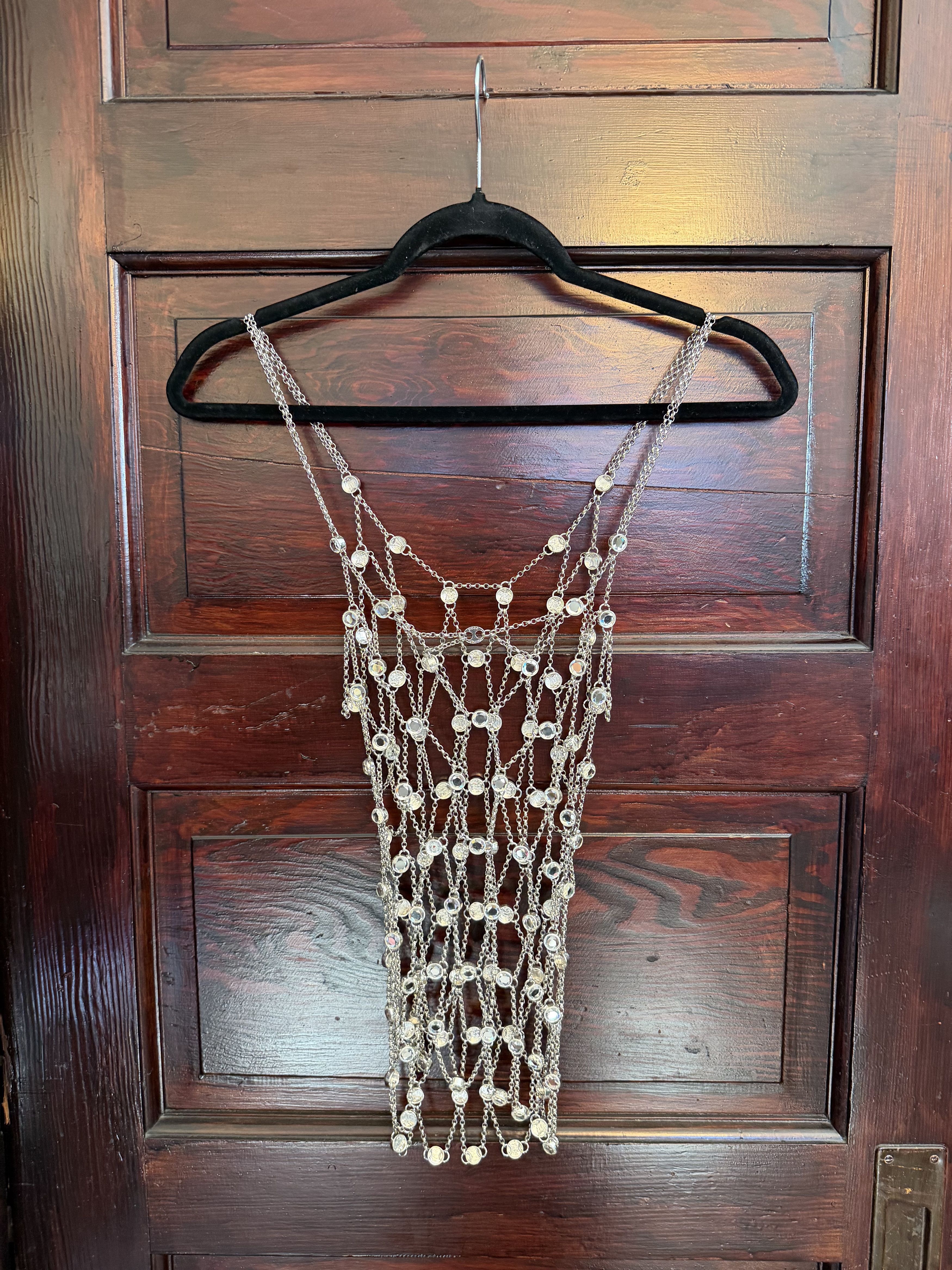 Paco Rabanne Paco Rabanne Crystal Mesh Tank Top Size M / US 6-8 / IT 42-44 - 4 Thumbnail