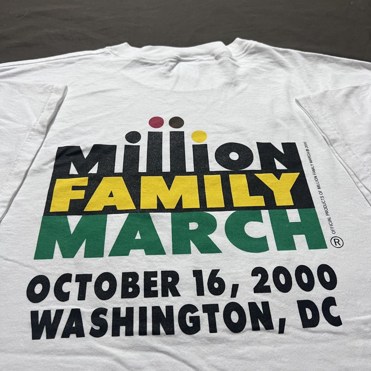 Vintage Million Family March Black History XL graphic streetwear Size US XL / EU 56 / 4 - 2 Thumbnail