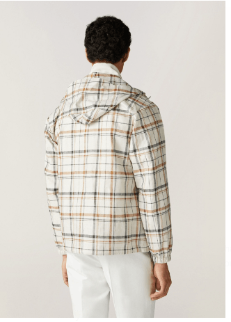 Loro Piana o1srvl11e0424 Alicudi Hooded Bomber in Multicolor Size US M / EU 48-50 / 2 - 3 Thumbnail