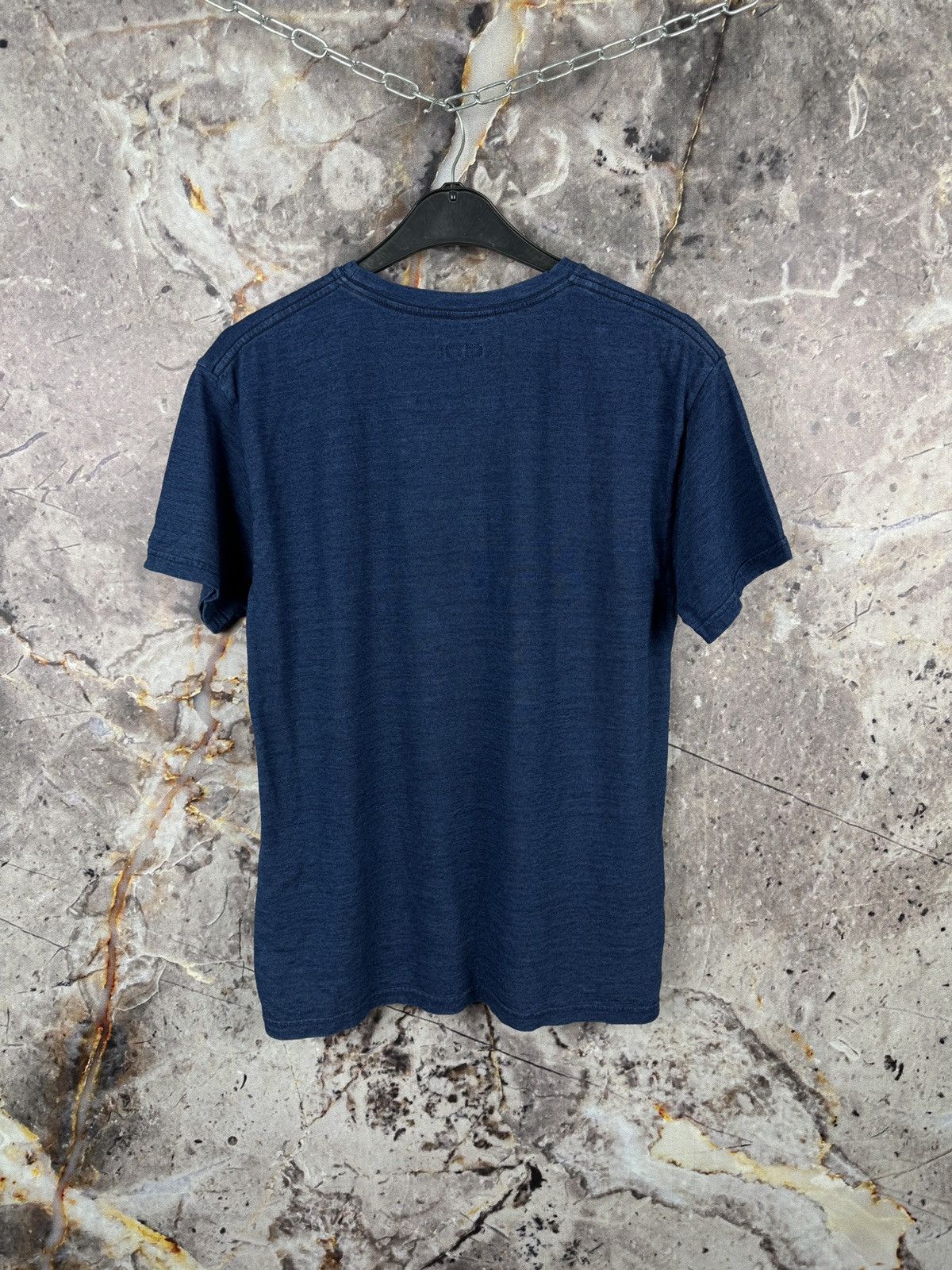 Kapital Kountry Men’s Kapital Indigo Psycho Hurry-Dipitinai T-Shirt Size 4 Size US M / EU 48-50 / 2 - 15 Thumbnail