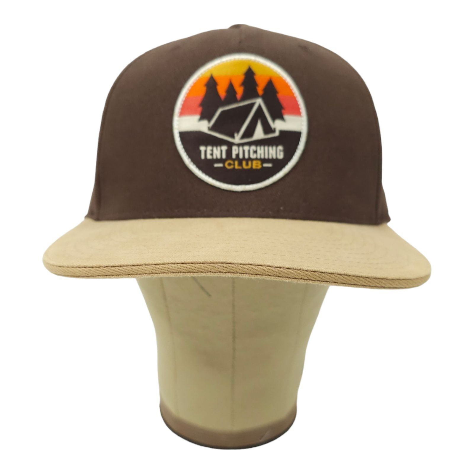 Other Tent Pitching Club Patch Snapback Cap Trucker Baseball Hat Size ONE SIZE - 9 Thumbnail