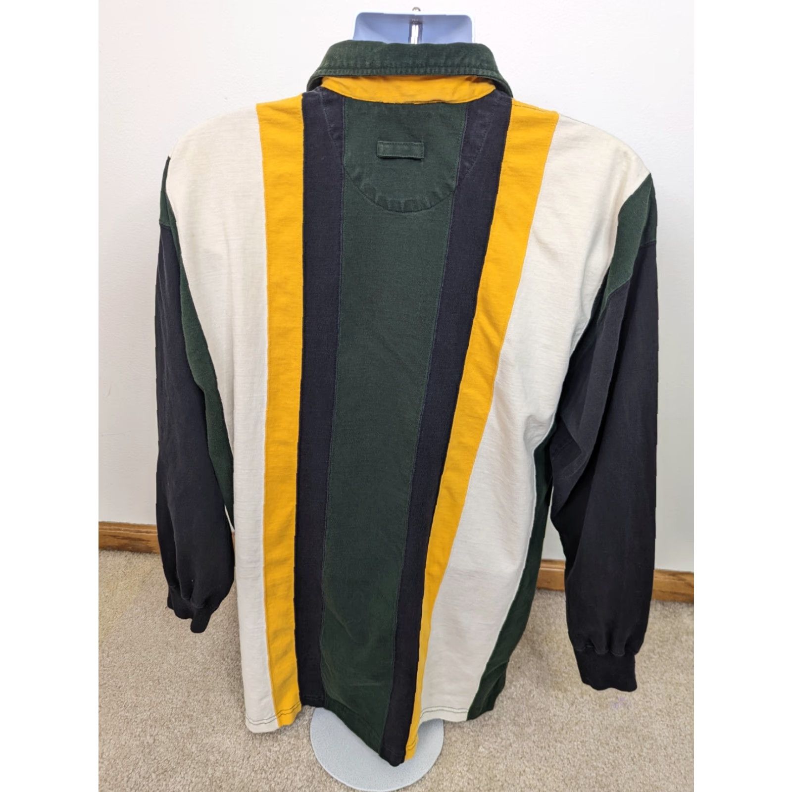 Logo 7 VINTAGE Green Bay Packers Mens L Shirt NFL Game Day Logo 7 Polo Rugby Henley L7S Size US L / EU 52-54 / 3 - 3 Thumbnail