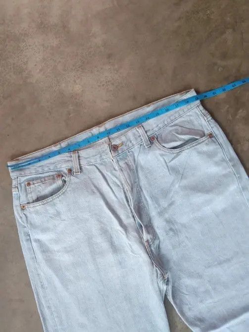 Levi's Vintage Levi's 501 Made In USA Faded Blue Jeans 38x30 Size US 38 / EU 54 - 6 Thumbnail
