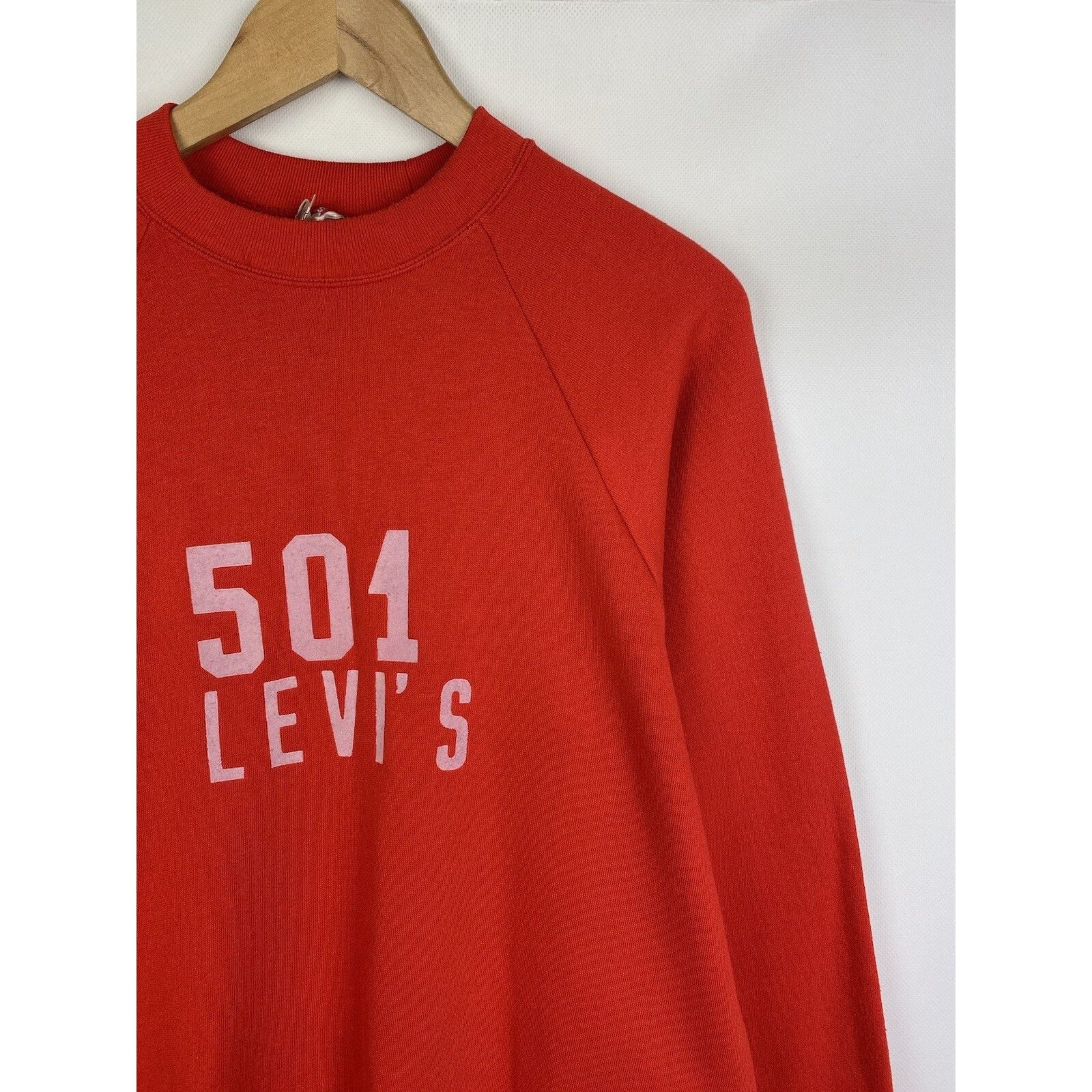 Levi's VTG 80s Levi’s 501 big logo sweatshirt pullover size L Size US L / EU 52-54 / 3 - 2 Thumbnail