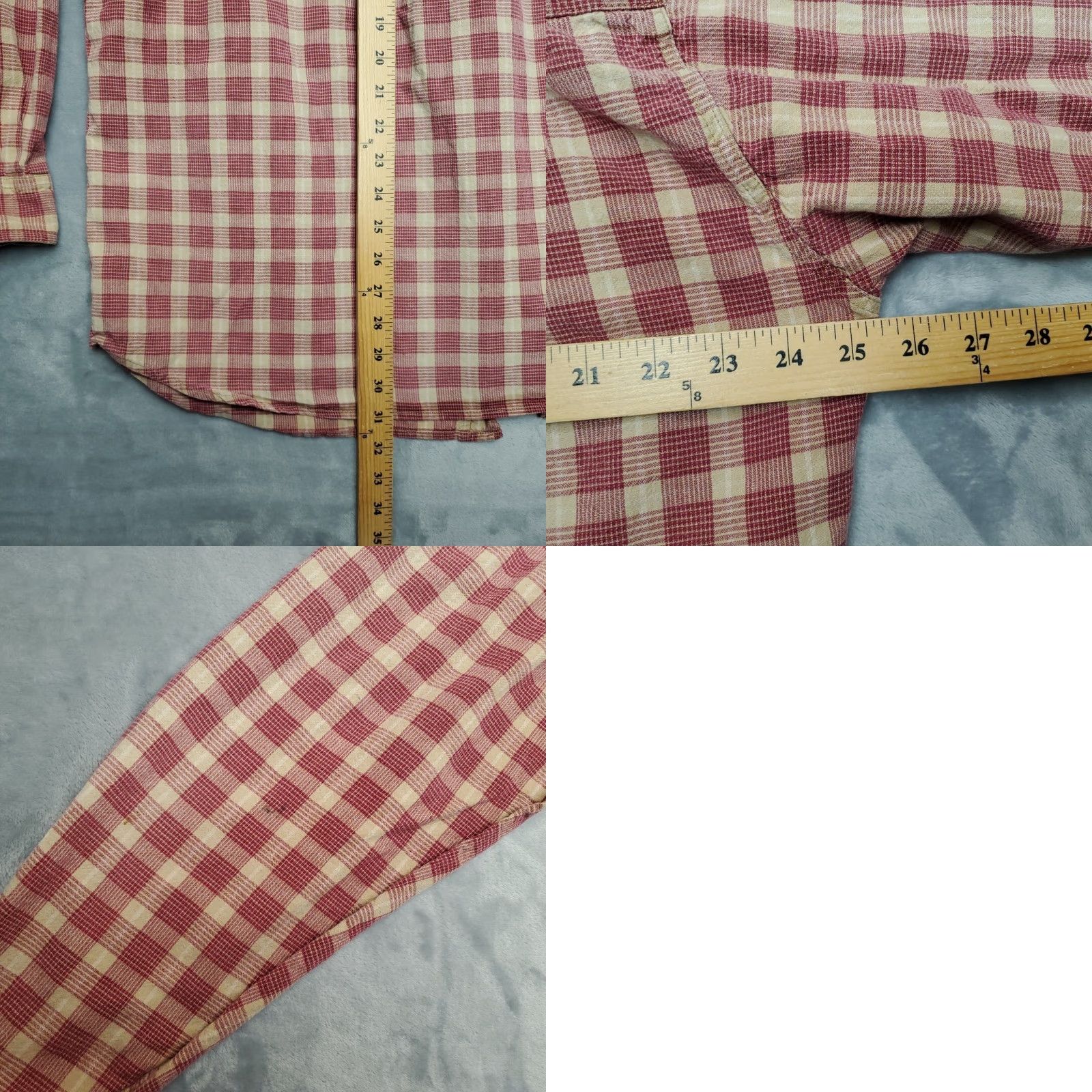 Barracuda VTG Fryday shirt Mens XL Marron Plaid Club Barracuda Long Sleeve Outdoor Fishing Size US XL / EU 56 / 4 - 9 Thumbnail