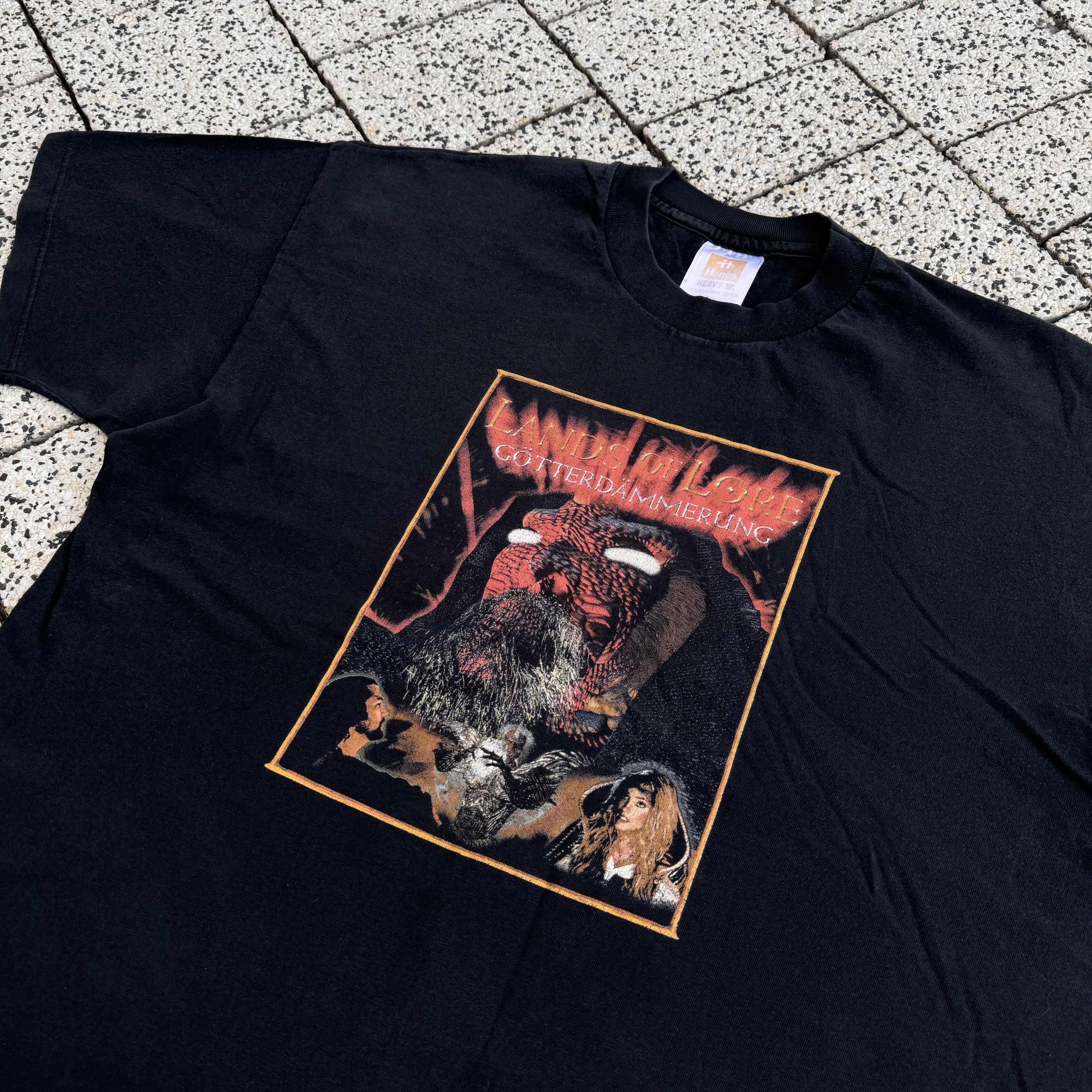 Band Tees × Vintage LANDS OF LORE 1997 GAME PROMO 90S T SHIRT FADED VINTAGE RARE Size US XL / EU 56 / 4 - 2 Thumbnail