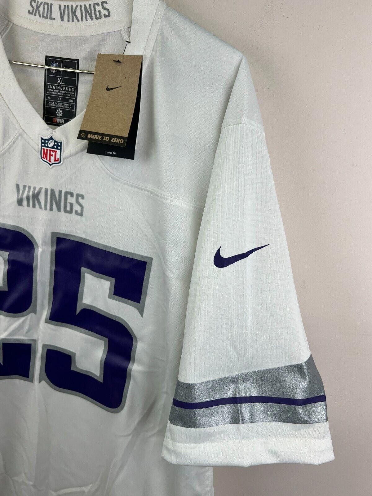 Nike Minnesota Vikings Custom #25 BAILEY White Nike Game Jersey Size ONE SIZE - 8 Thumbnail