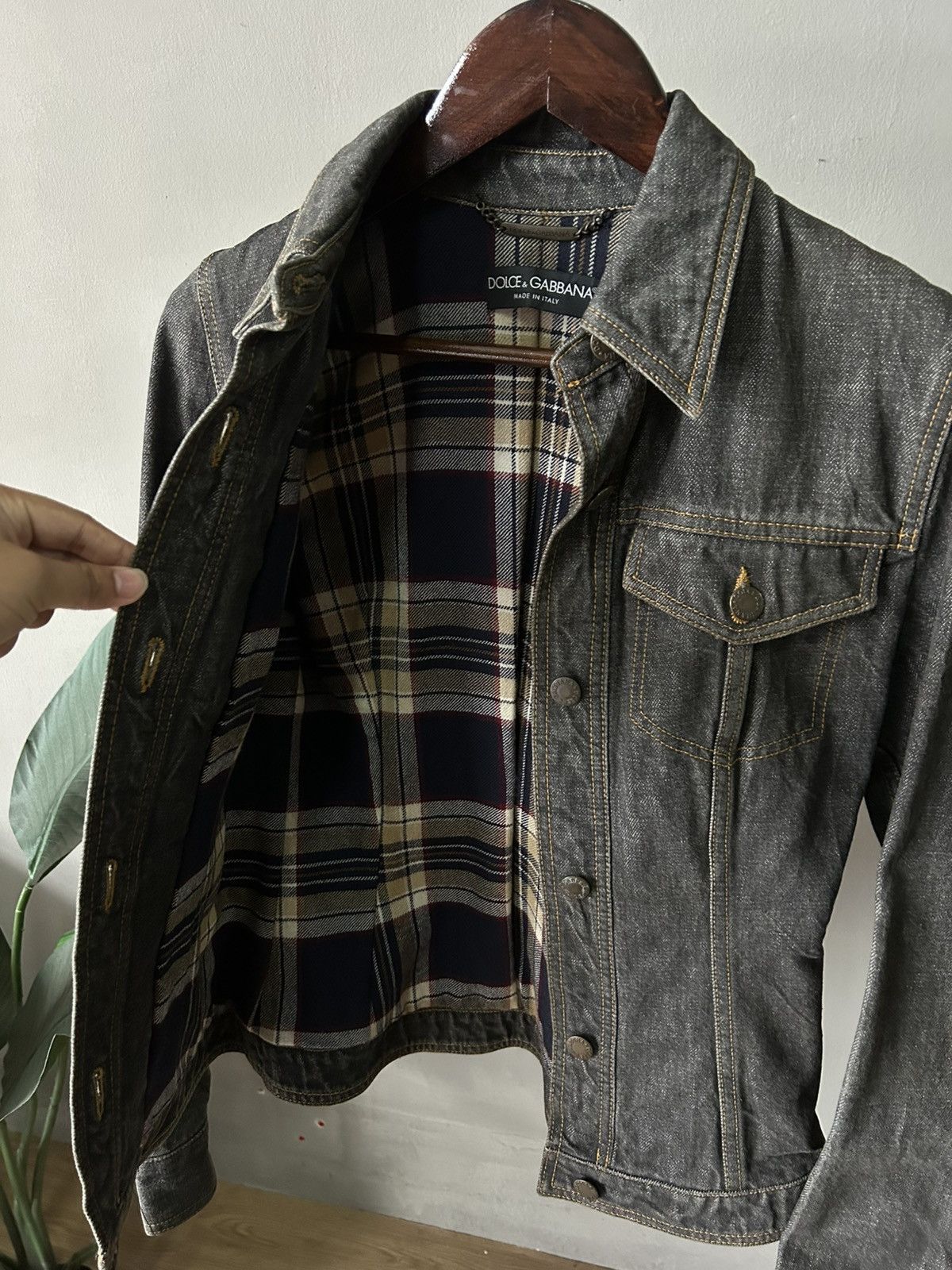 Dolce & Gabbana Dolce Gabbana Denim Jacket Size XXS / US 00 / IT 34 - 6 Thumbnail