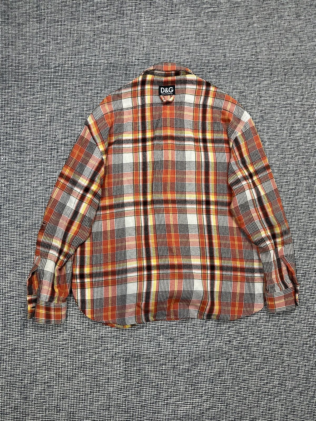 Dolce & Gabbana y2k D&G Dolce & Gabbana distressed oversized flannel shirt Size US L / EU 52-54 / 3 - 2 Thumbnail