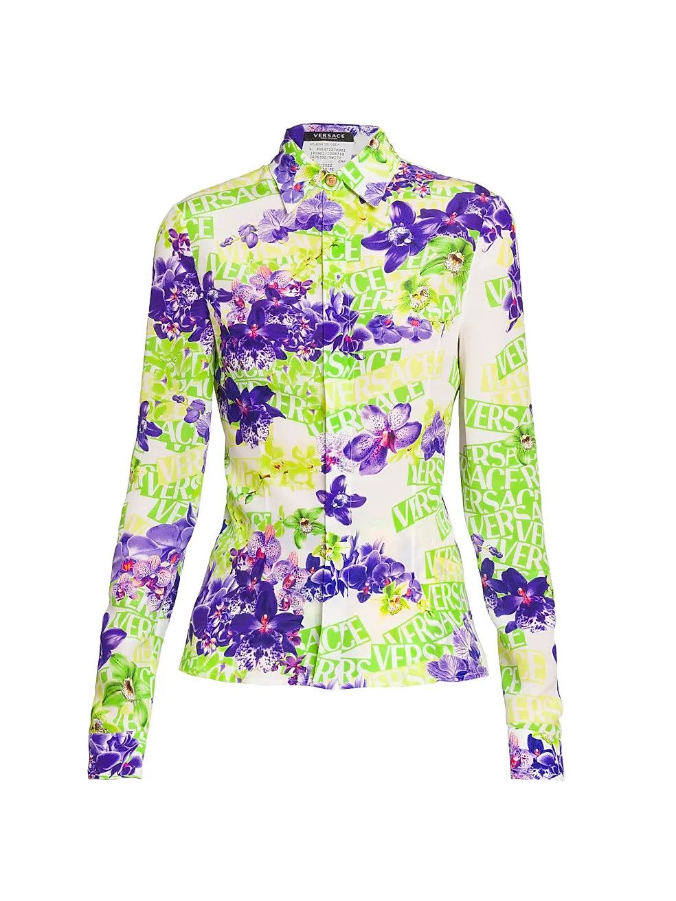 Versace o1y0226 Silk Shirt in Multicolor Size XS / US 0-2 / IT 36-38 - 1 Thumbnail