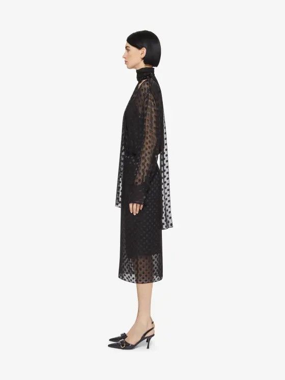 Givenchy o1w1db10325 Midi Skirt in Black Size 25" / US 0 / IT 36 - 4 Thumbnail