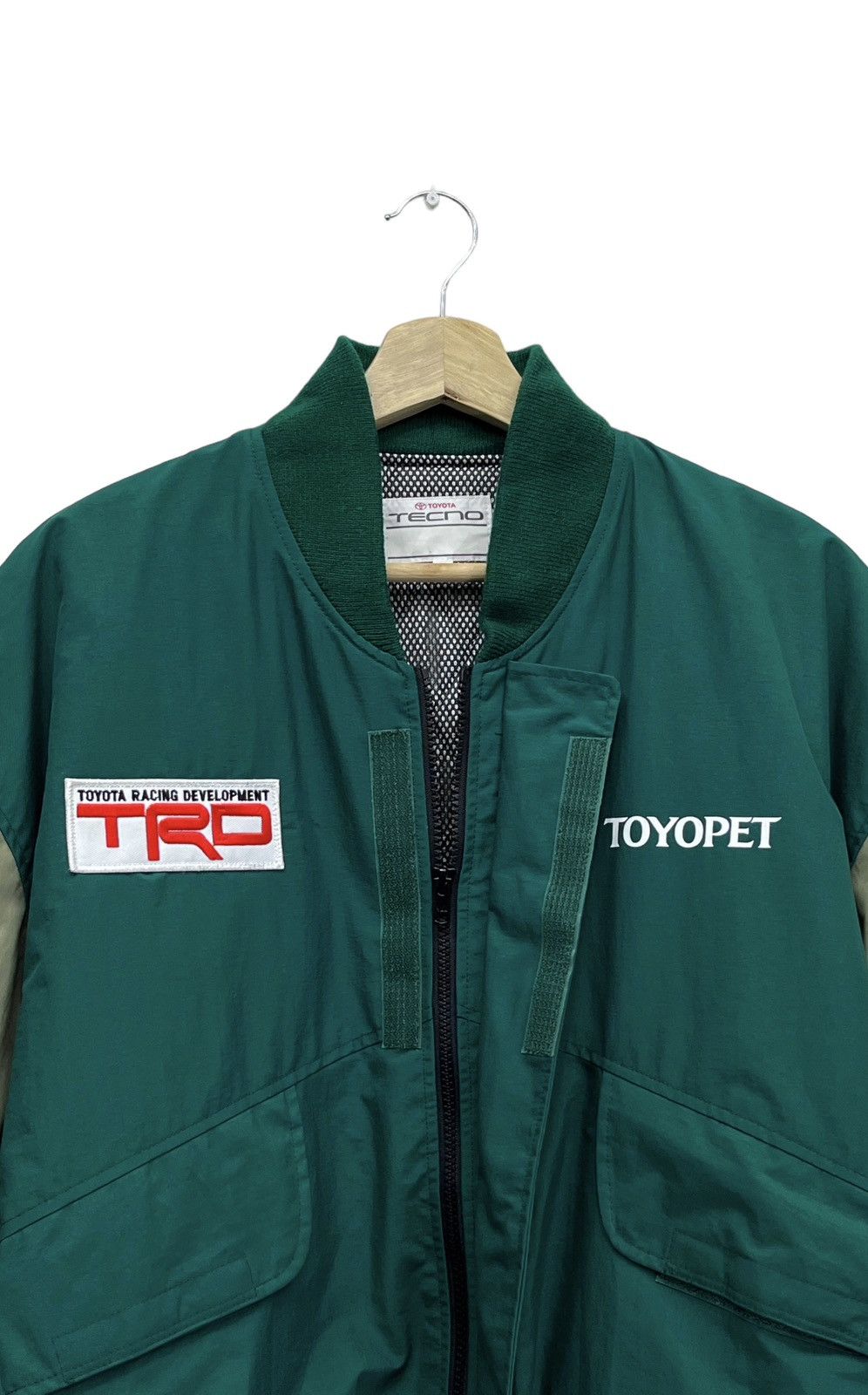 Other 🏁🔥TOYOTA TECNO TOYOPET JAPAN Quilted Lined Bomber Jacket Size US L / EU 52-54 / 3 - 8 Thumbnail
