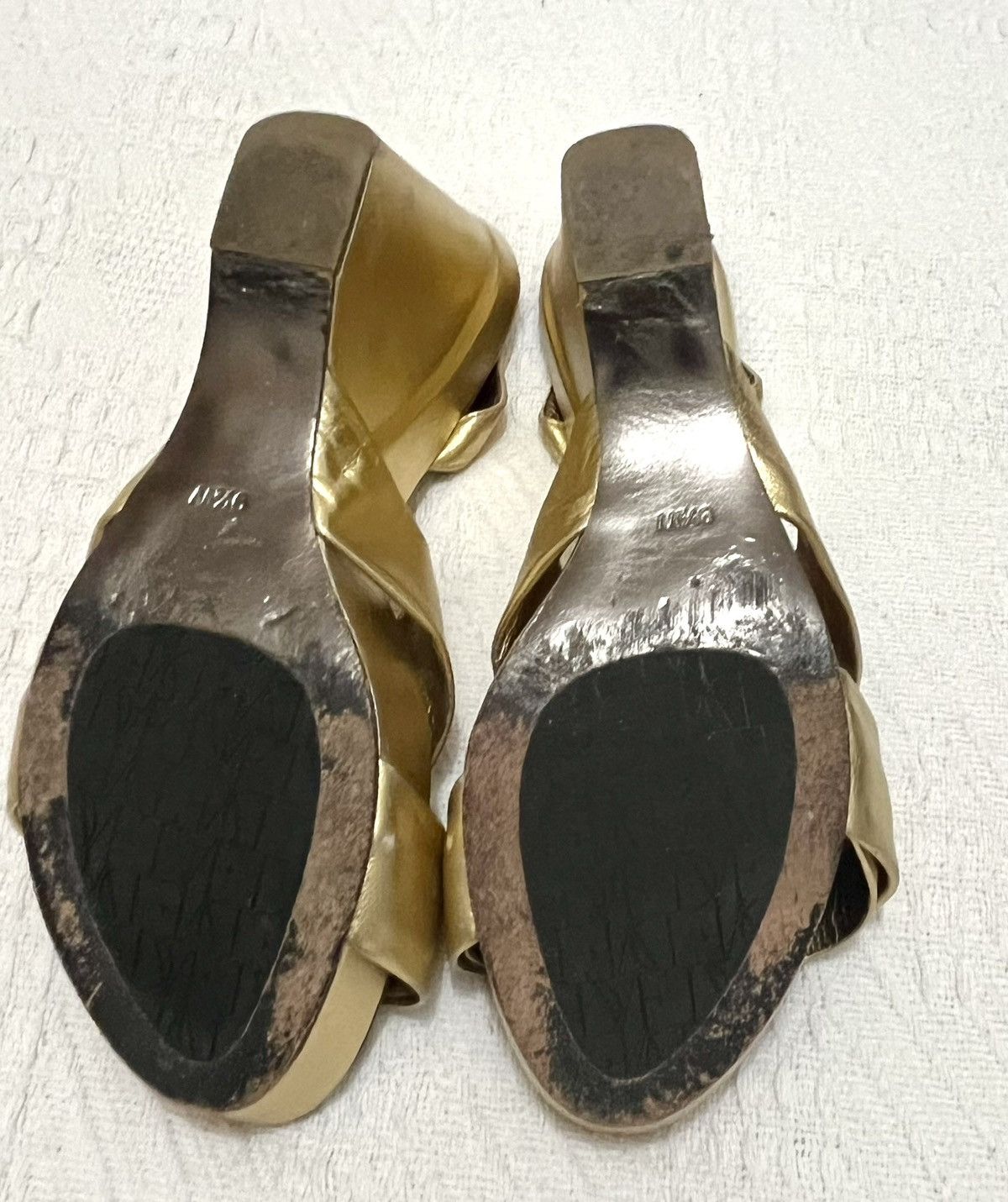 Diane von Furstenberg Diane von furstenberg vintage gold wedges (gold) Size US 11 / IT 41 - 4 Thumbnail