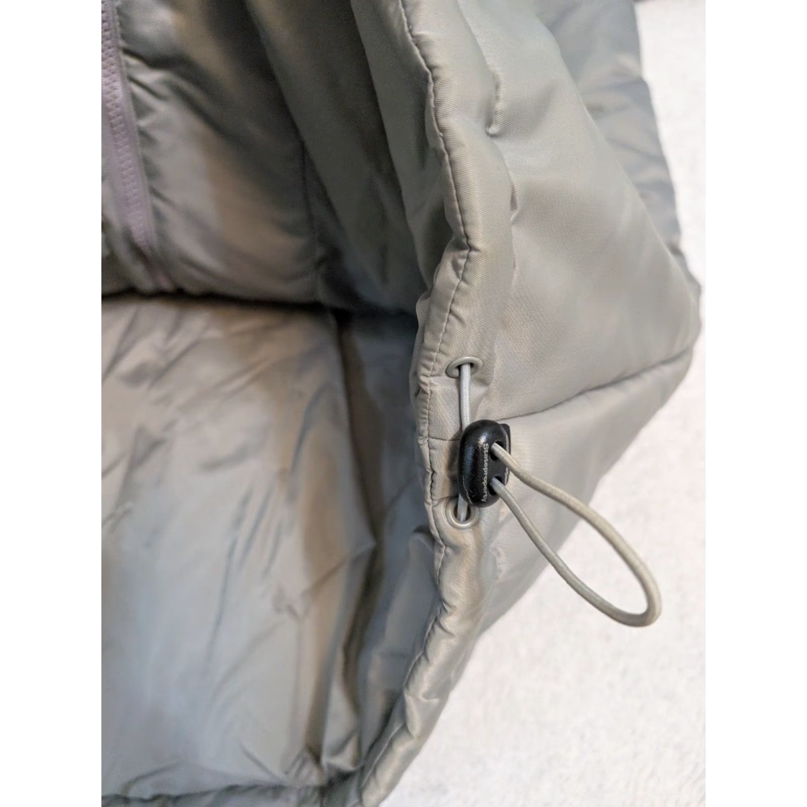 Vintage State Property Jacket Mens XL Gray Silver Full Snap Outdoor Coat Puffer Logo Nylon Softshell Long Outdoor Walking Skateboarding Mens XL Gray Size US XL / EU 56 / 4 - 5 Thumbnail
