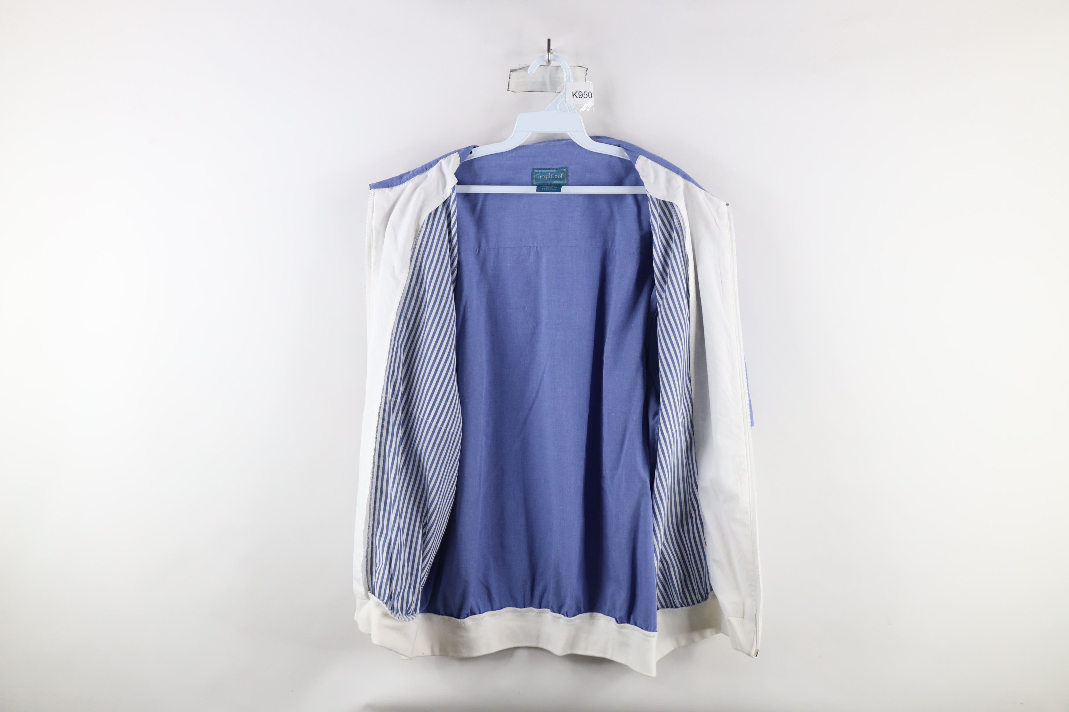 Vintage Vintage 90s Streetwear Short Sleeve Full Zip Collared Jacket Size US XL / EU 56 / 4 - 6 Thumbnail