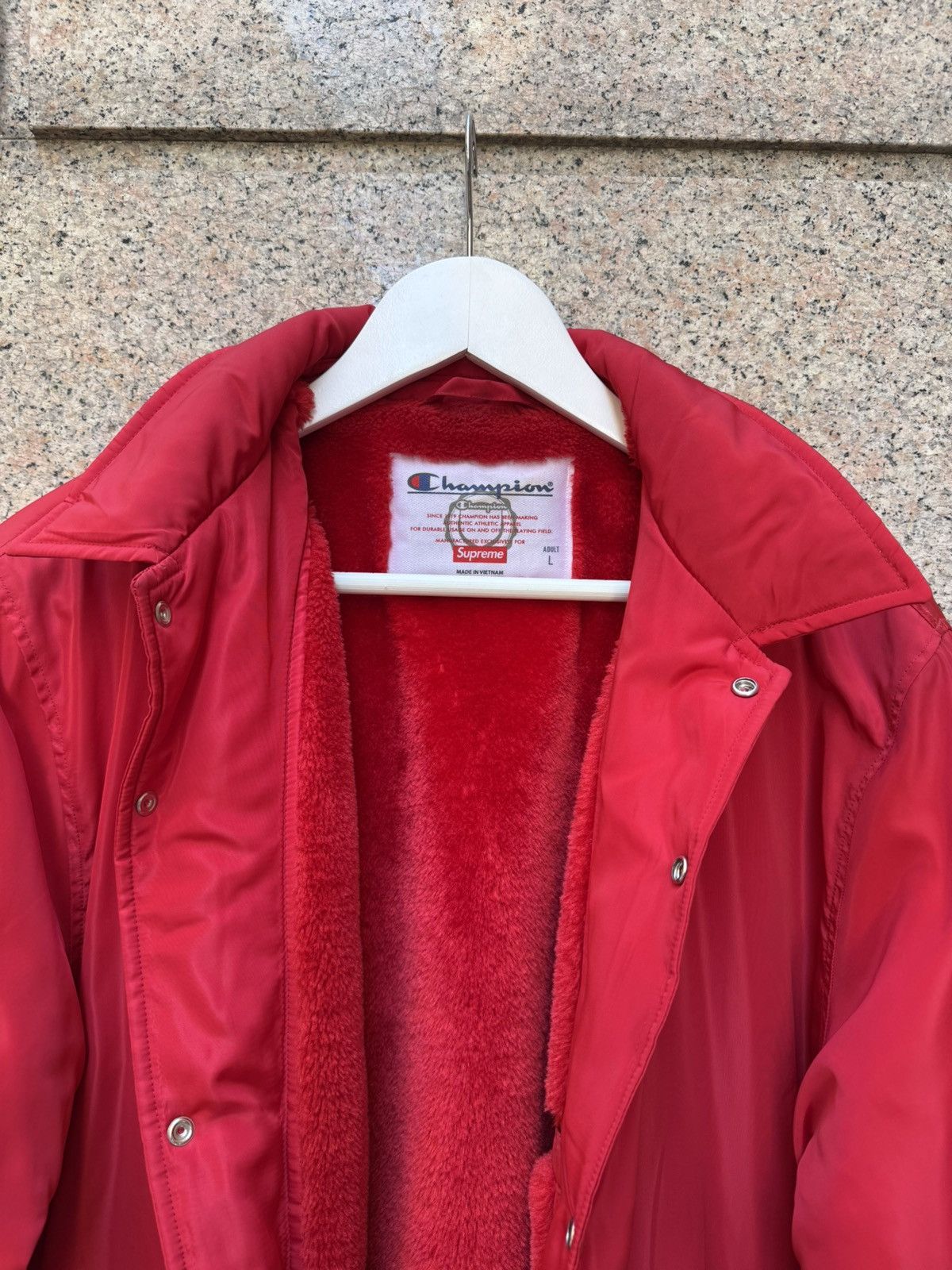 Champion × Supreme Supreme X Champion jacket navy L Size US L / EU 52-54 / 3 - 6 Thumbnail