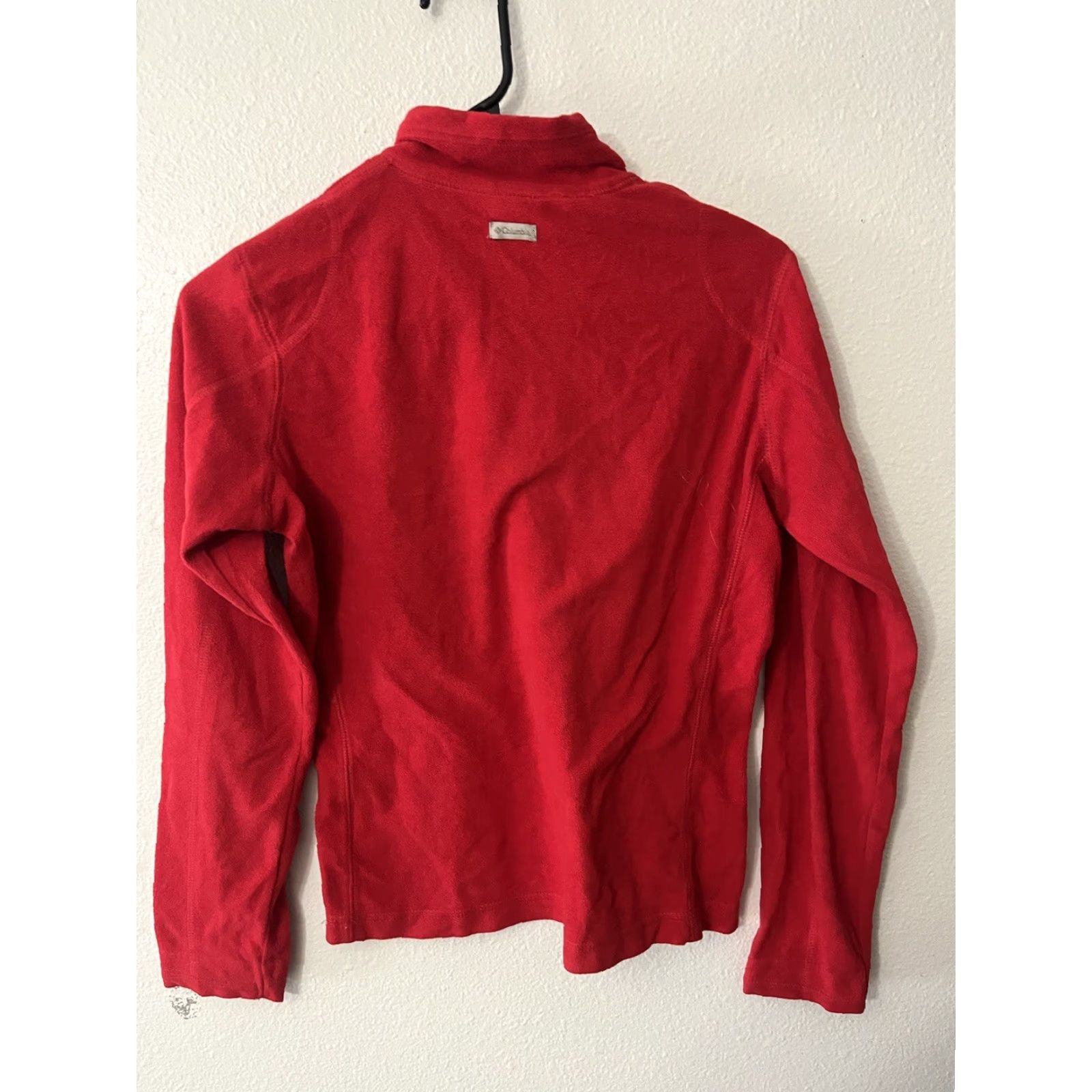 Vintage Columbia Womens Size S Fleece 1/4 Zip Red Jacket Casual Modern Logo Zip Vintage: No Size S / US 4 / IT 40 - 3 Thumbnail