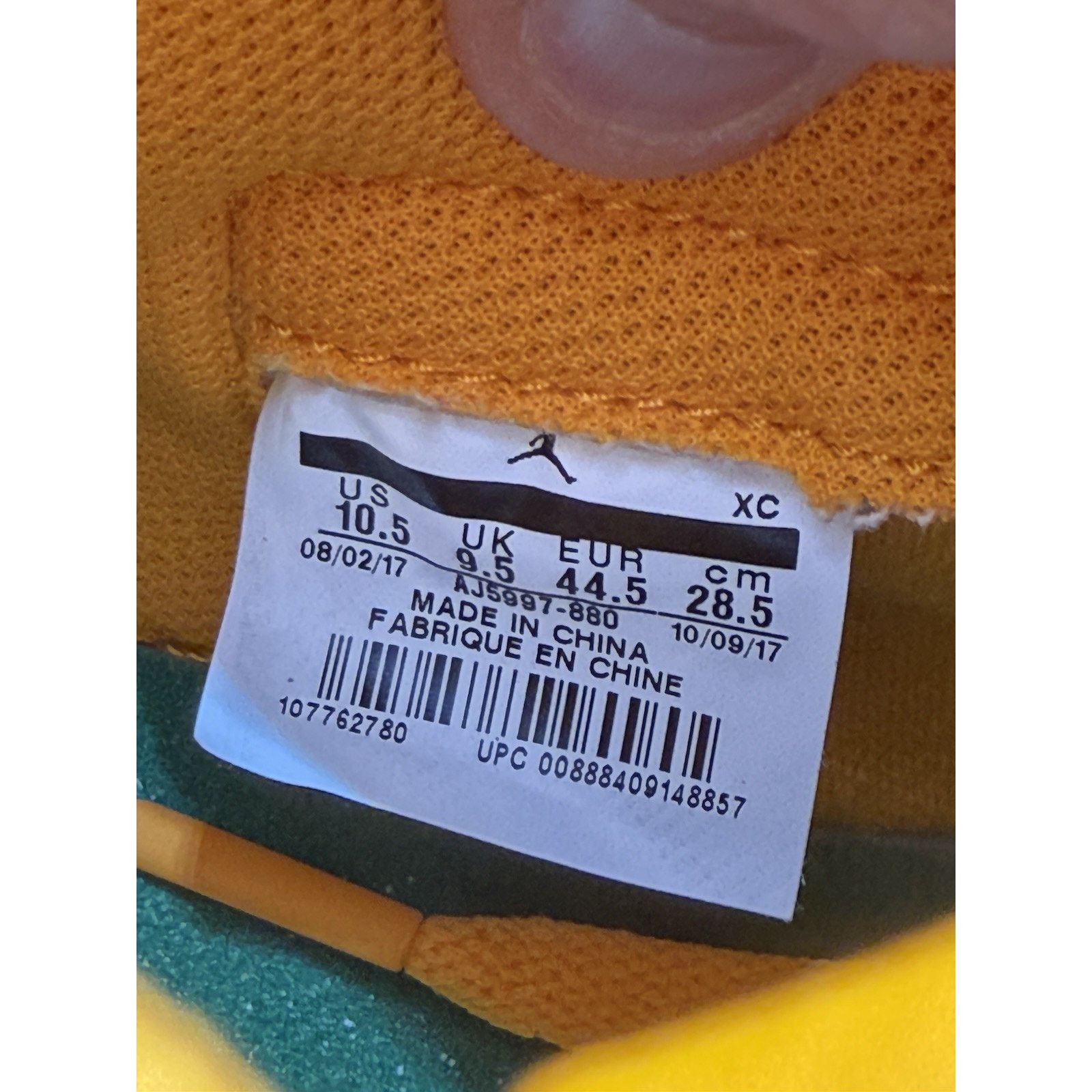 Jordan Brand Size 10.5 - Air Jordan 1 Retro OG Gatorade High Orange Peel Size US 10.5 / EU 43-44 - 7 Thumbnail