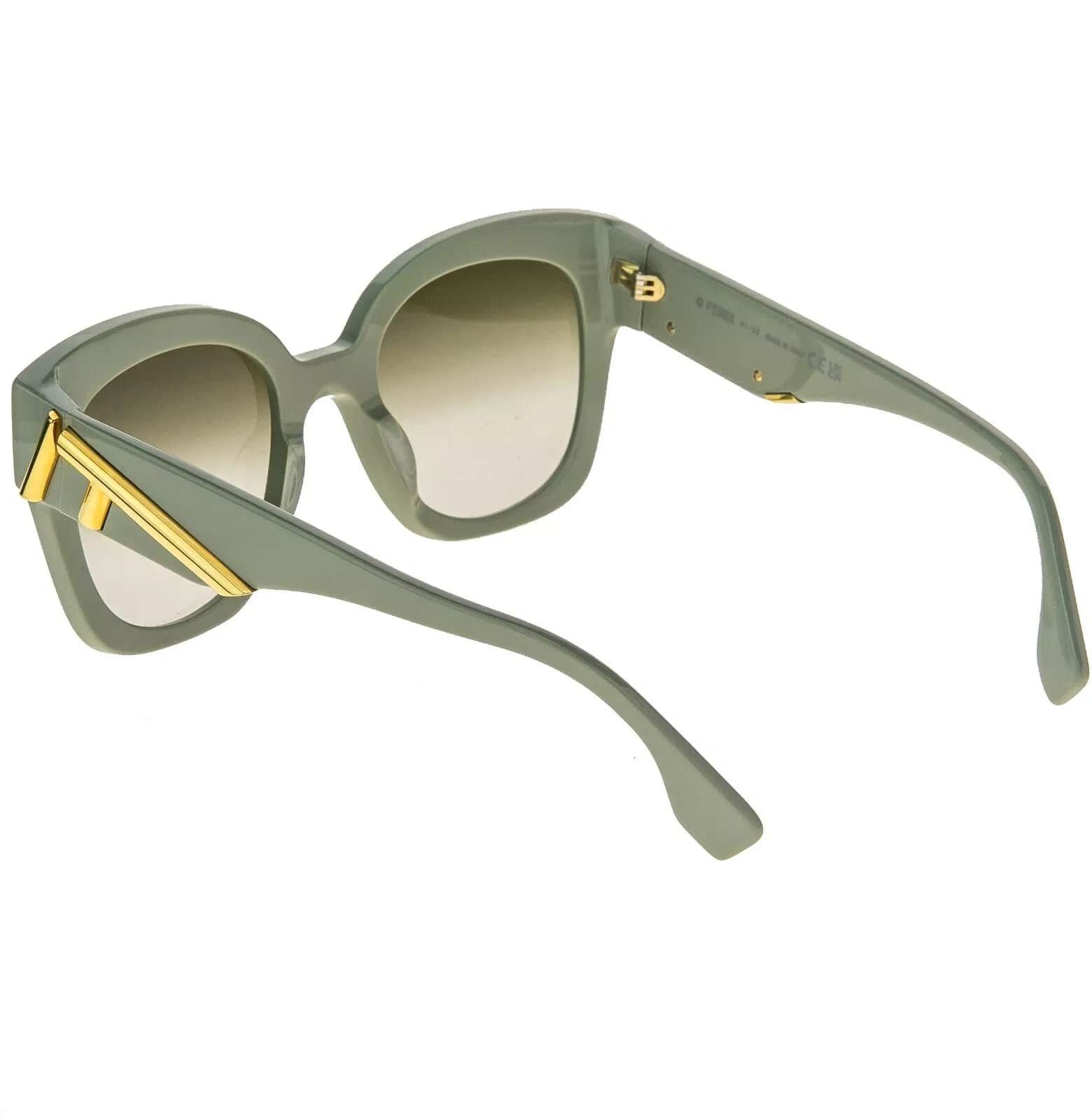 Fendi FENDI FIRST 40098 Green Fashion Sunglasses FE40098I 95P Size ONE SIZE - 8 Thumbnail