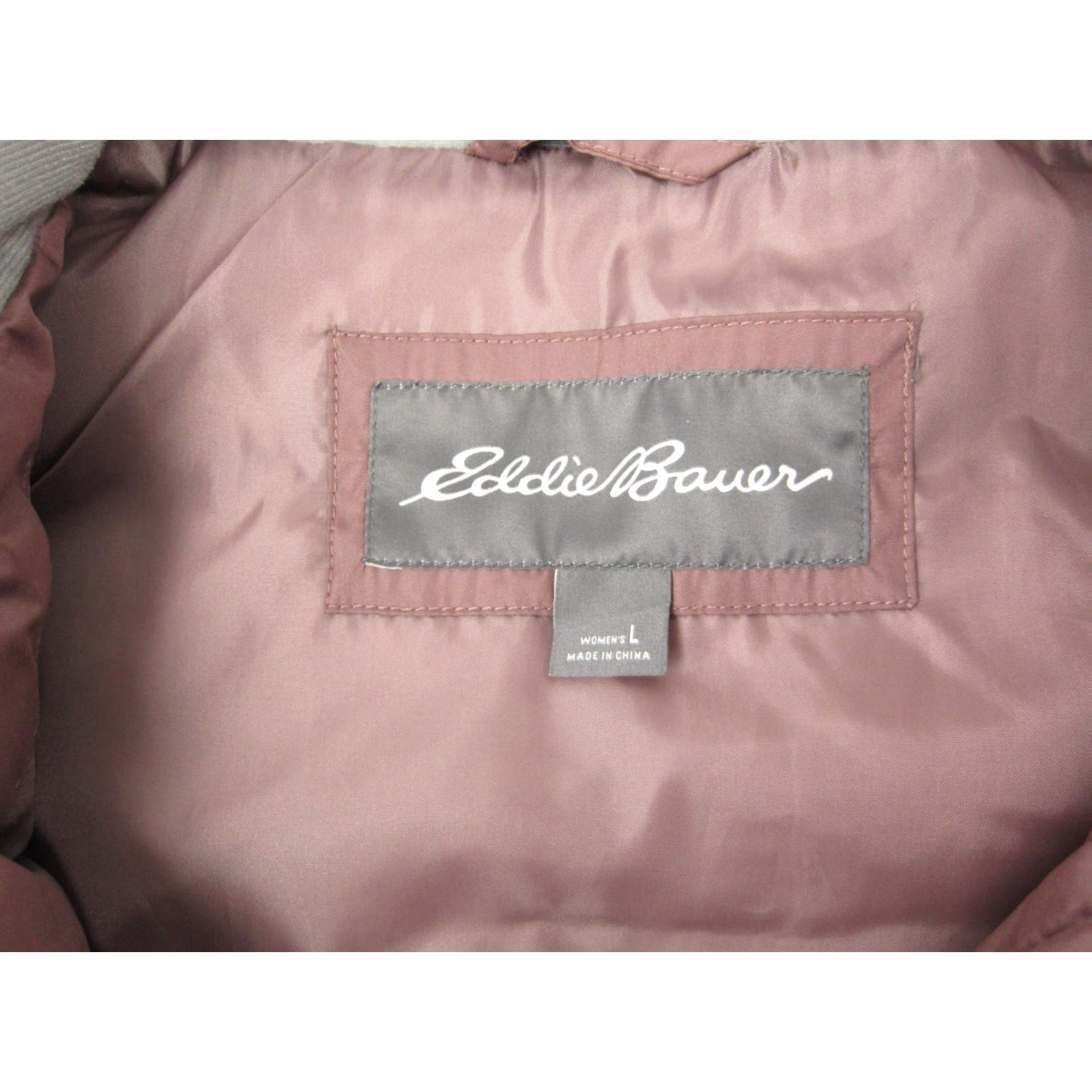 Eddie Bauer Eddie Bauer Puffer Vest Womens L Purple Down Fill Quilted Zip Vest Size L / US 10 / IT 46 - 6 Thumbnail