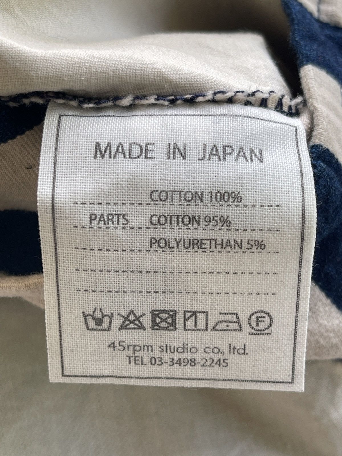 45rpm 45rpm Stripe Indigo Vest Kapital Japan Size US M / EU 48-50 / 2 - 14 Thumbnail