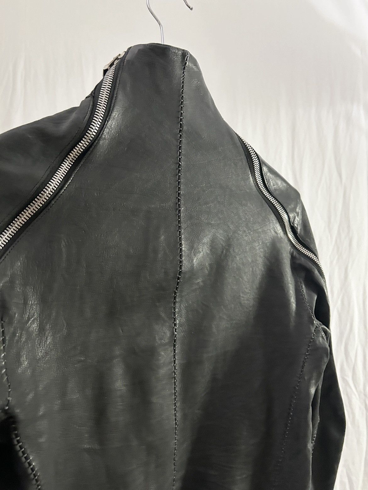 Incarnation Incarnation Zipper Sleeve Leather Jacket Size US S / EU 44-46 / 1 - 8 Thumbnail