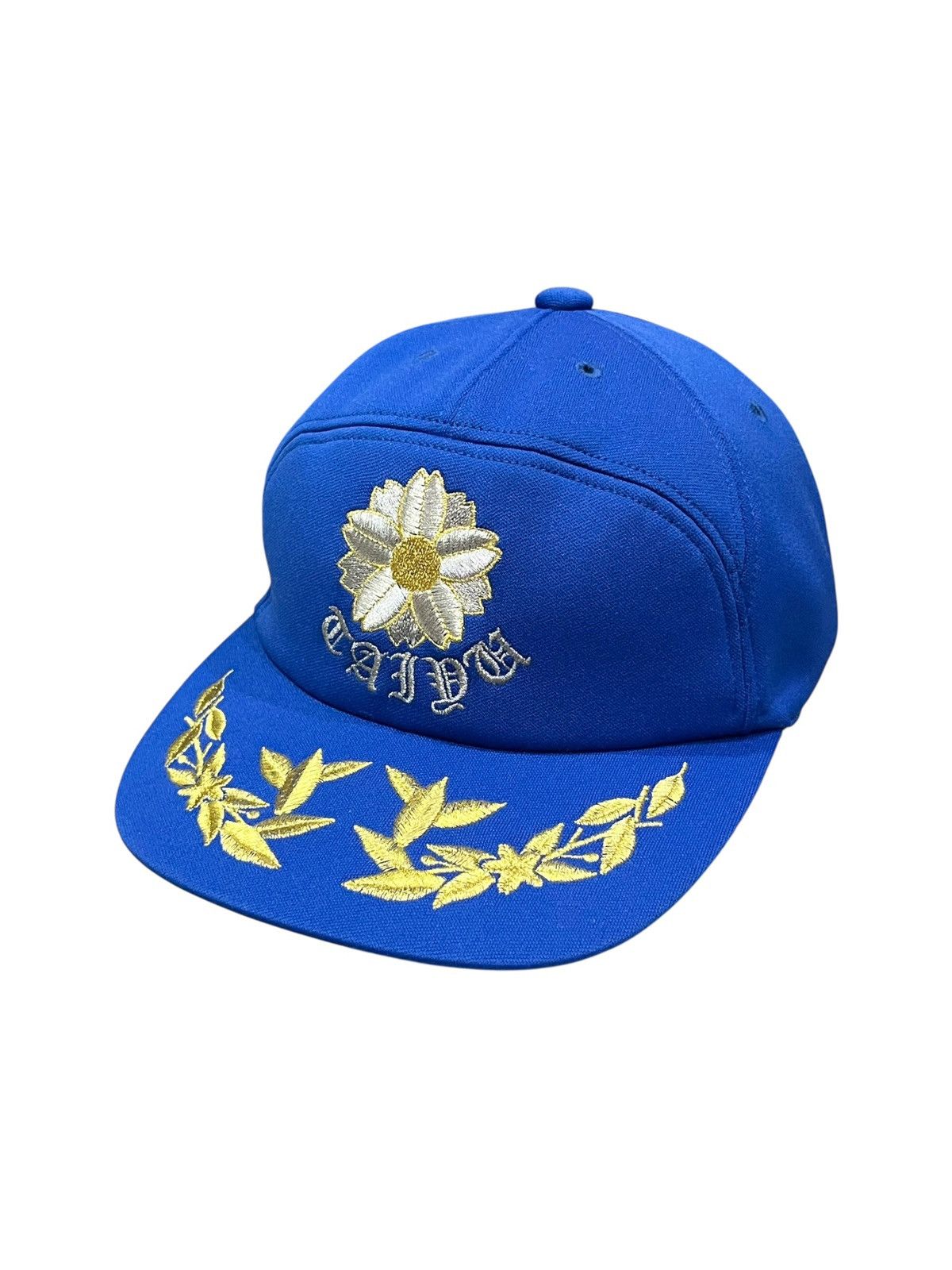 Japanese Brand 🌸Vintage Japan Gothic Floral Gold Embroidery Cap YKK Size ONE SIZE - 1 Thumbnail