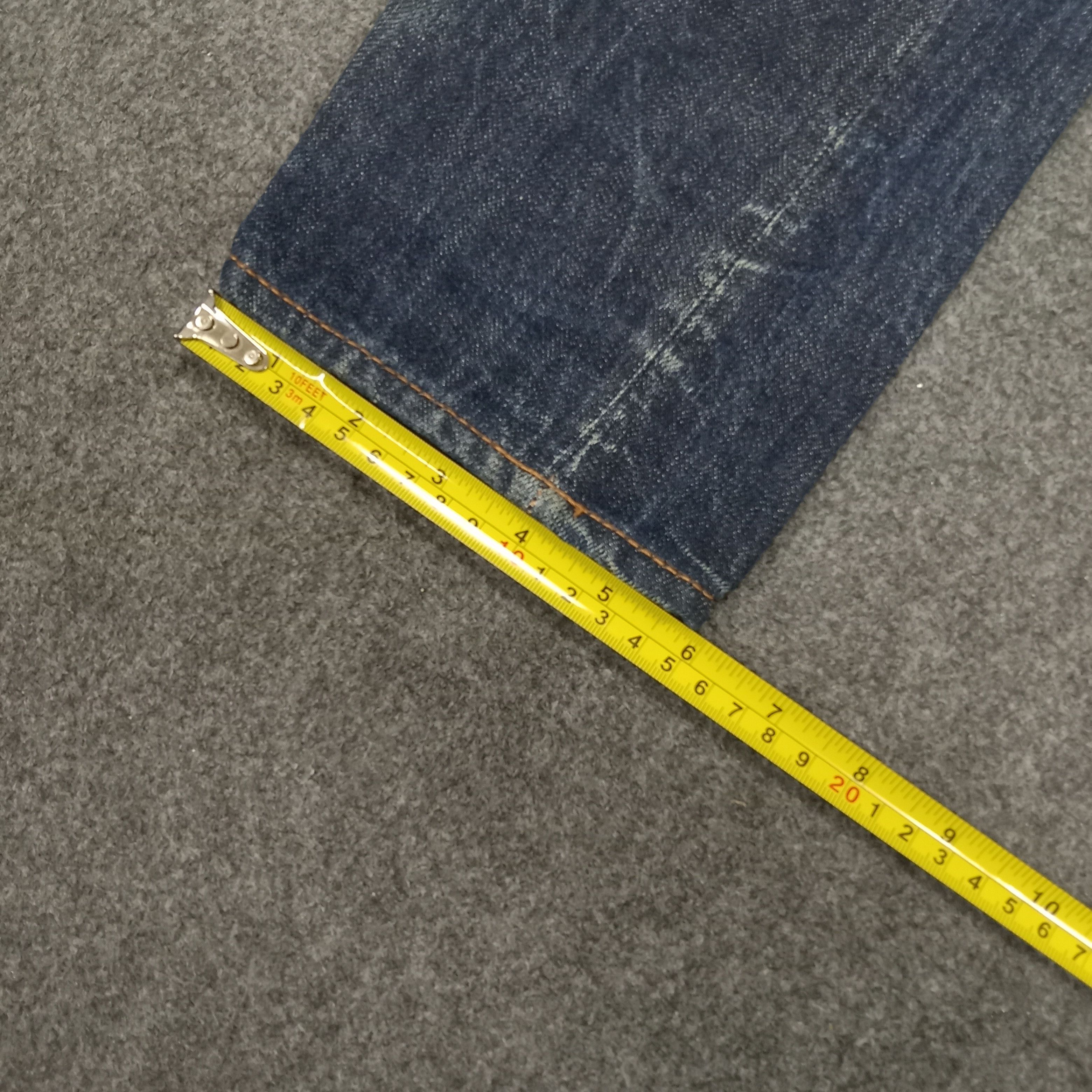 Evisu Evisu No 5 Selvedge Custom Art Daicock Denim Jeans Size US 31 - 14 Thumbnail