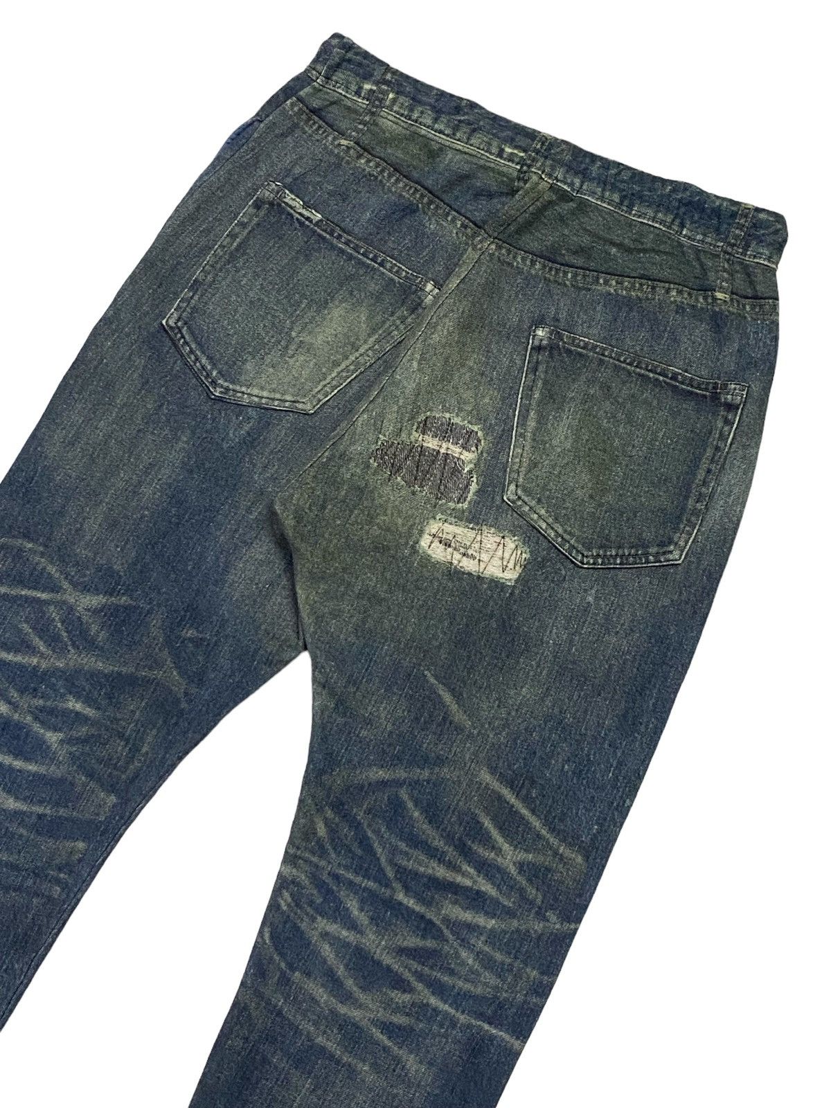 Hysteric Glamour Hysteric Glamour Distress Ripped Style Printed Jogger Pants Size US 30 / EU 46 - 20 Thumbnail