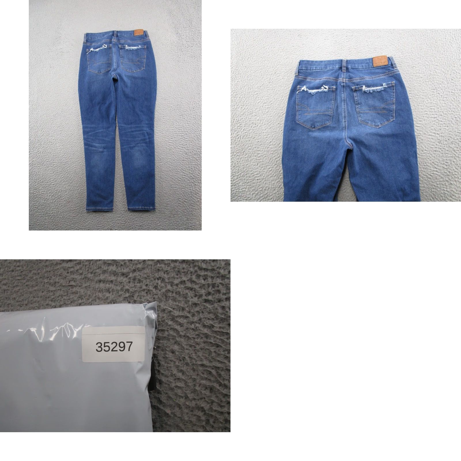 American Eagle Outfitters American Eagle Outfitters Dream Jeans Jegging Jeans Size 6 Short Distressed Blue Denim Cotton Blend 5-Pocket Women Boys Mens Size 28" / US 6 / IT 42 - 9 Thumbnail