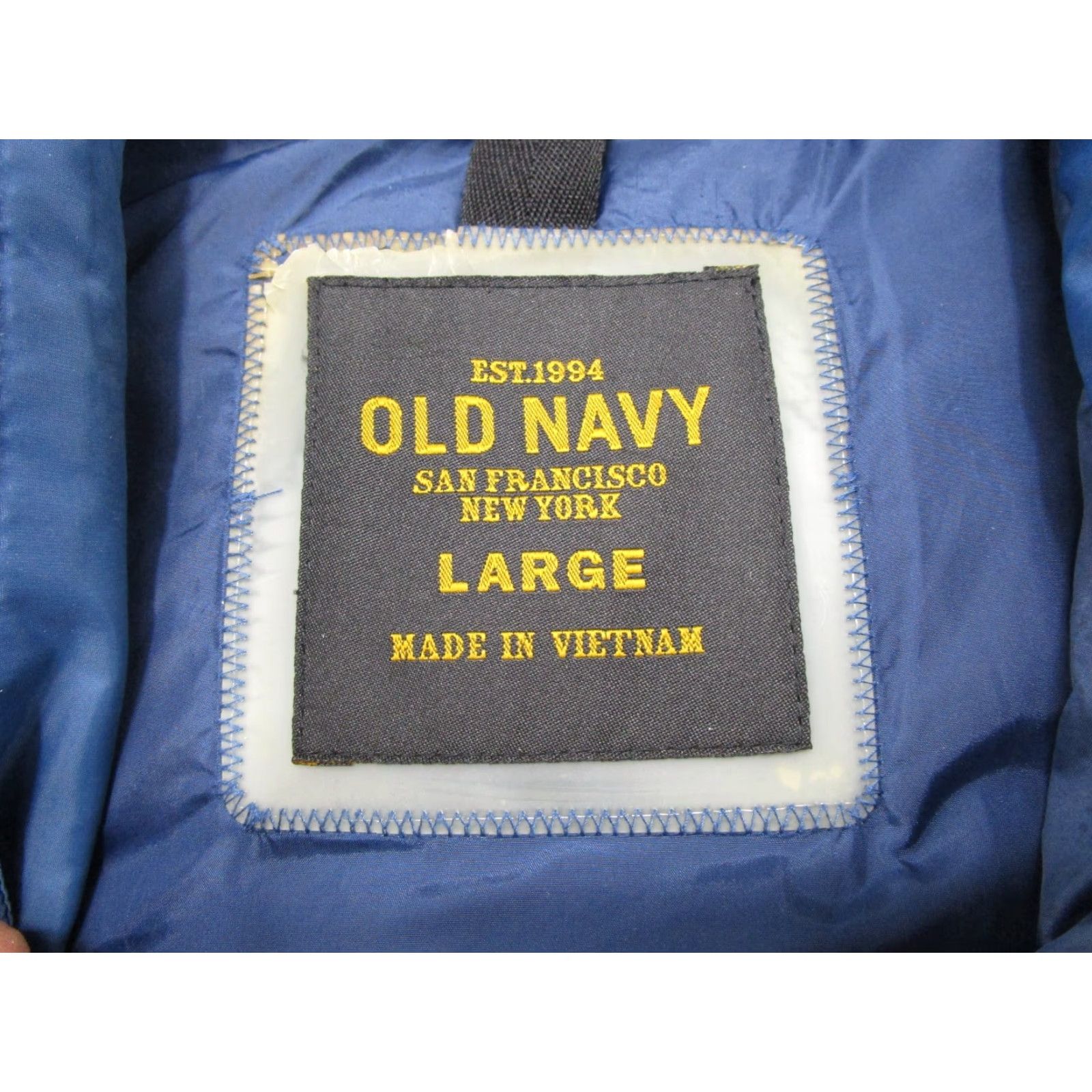 Old Navy Vintage Old Navy Vest Puffer Zip Front Snap Pockets Blue Size L Mens Casual Outdoor 90s Style Size US L / EU 52-54 / 3 - 2 Thumbnail