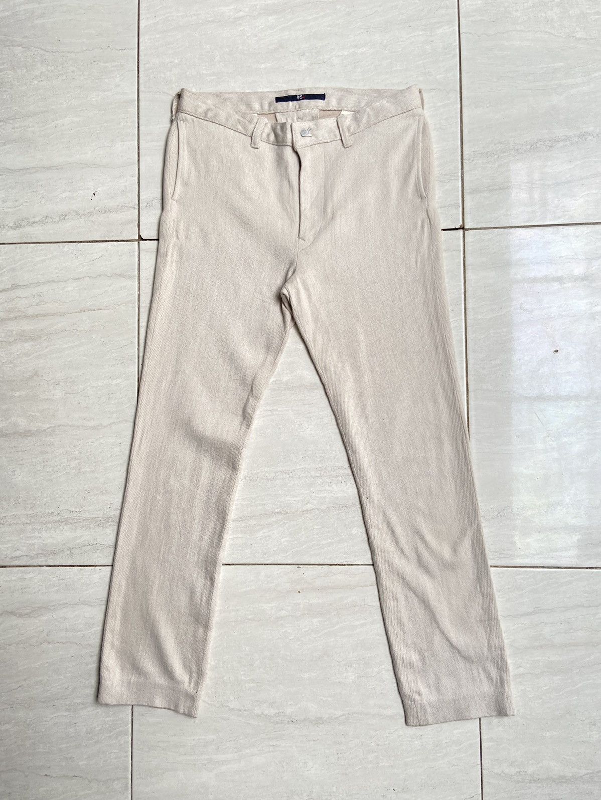 45rpm 45RPM Beige Long Pants Size US 27 - 1 Thumbnail
